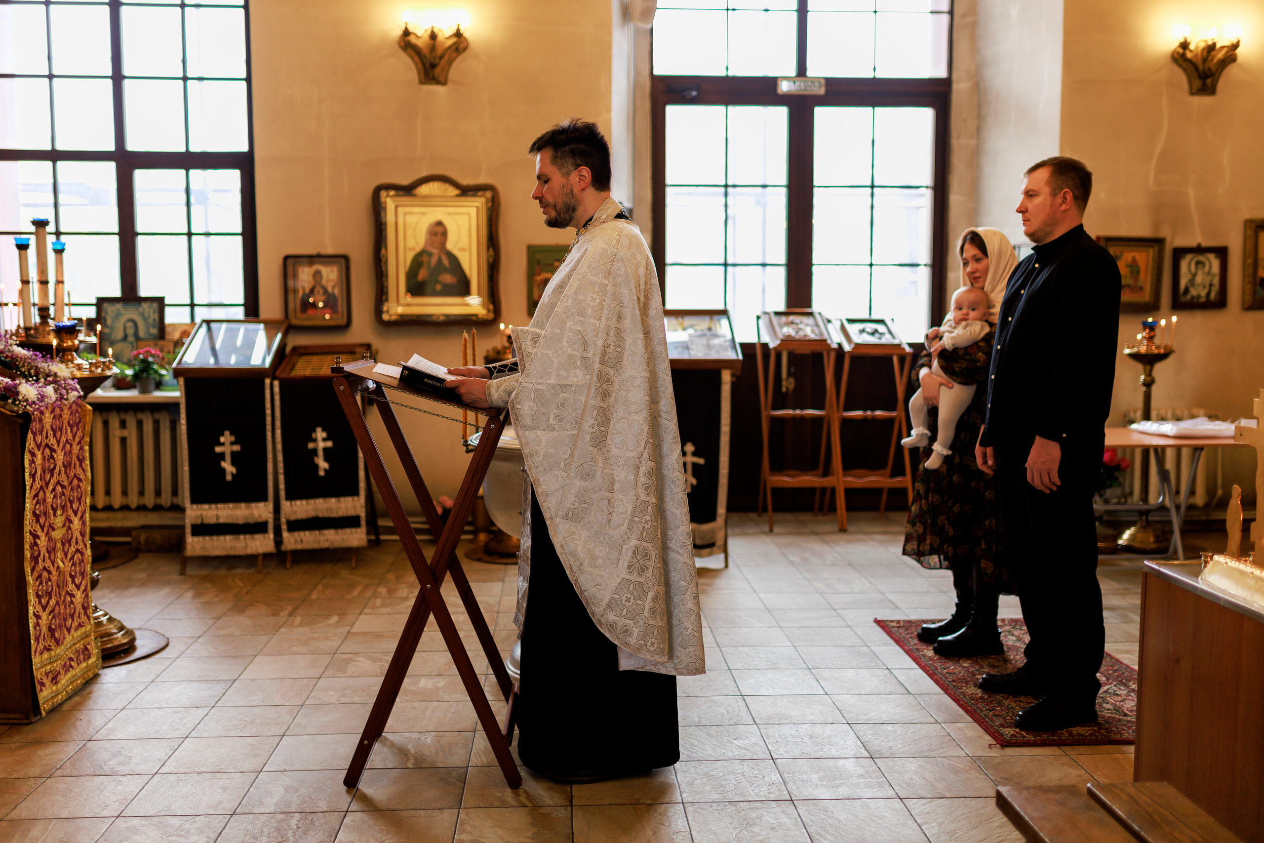 Крещение Евы❤. Семейный и детский фотограф в Рязани Васюгова Мария