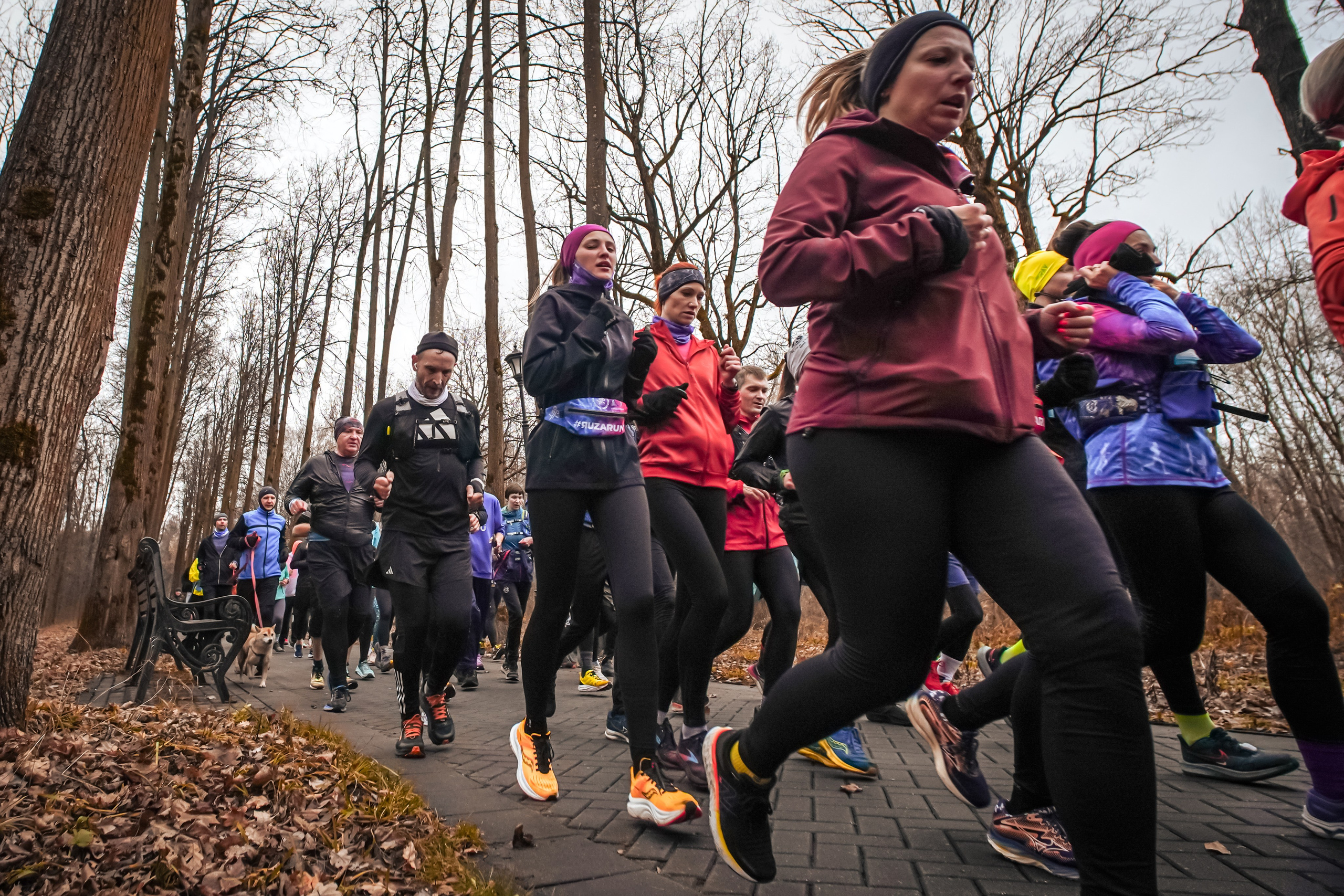 #марафонудома #яuzarun 2024 2-я петля, группа 6:30. Роман Капилюшов. Бег. Фото. Видео. г. Люберцы