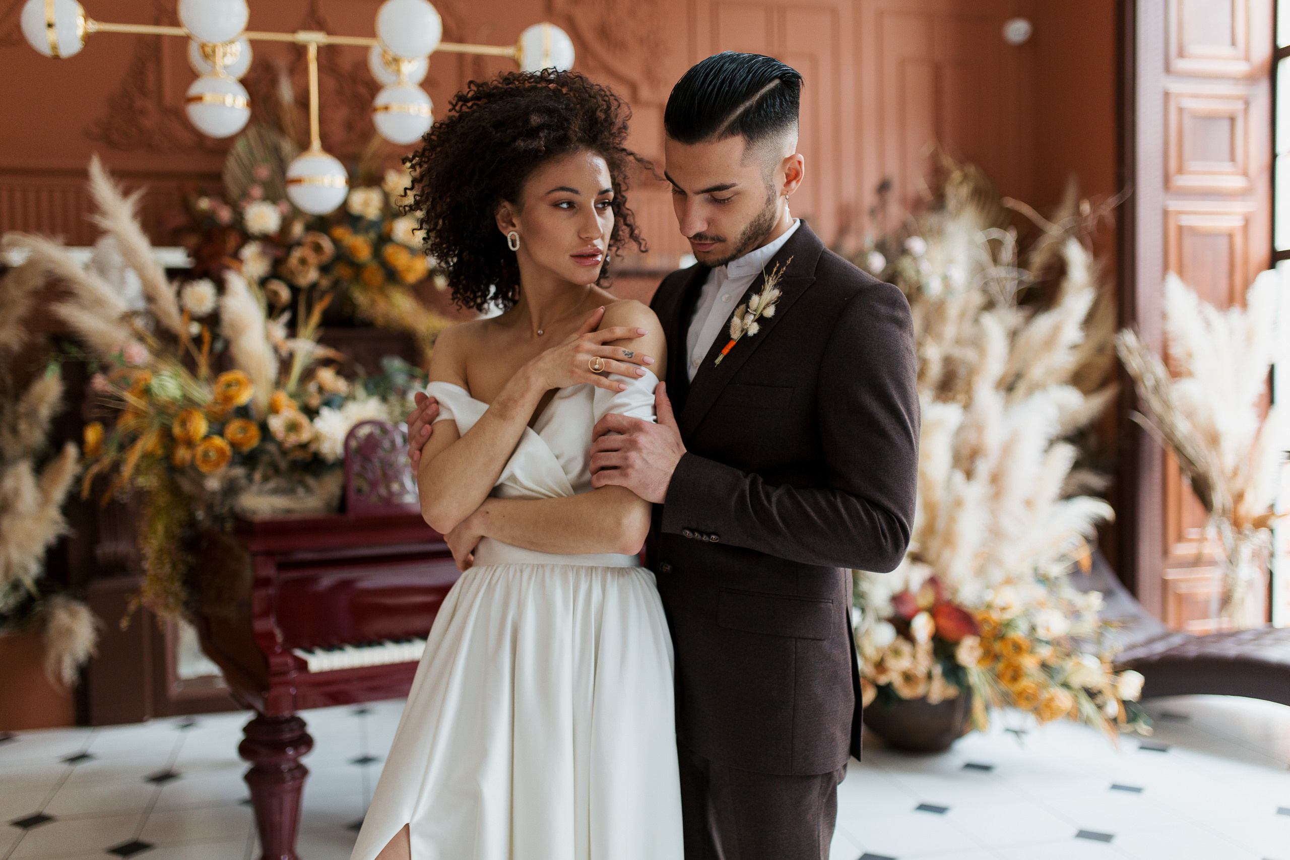 Свадебная фотосессия с роялем