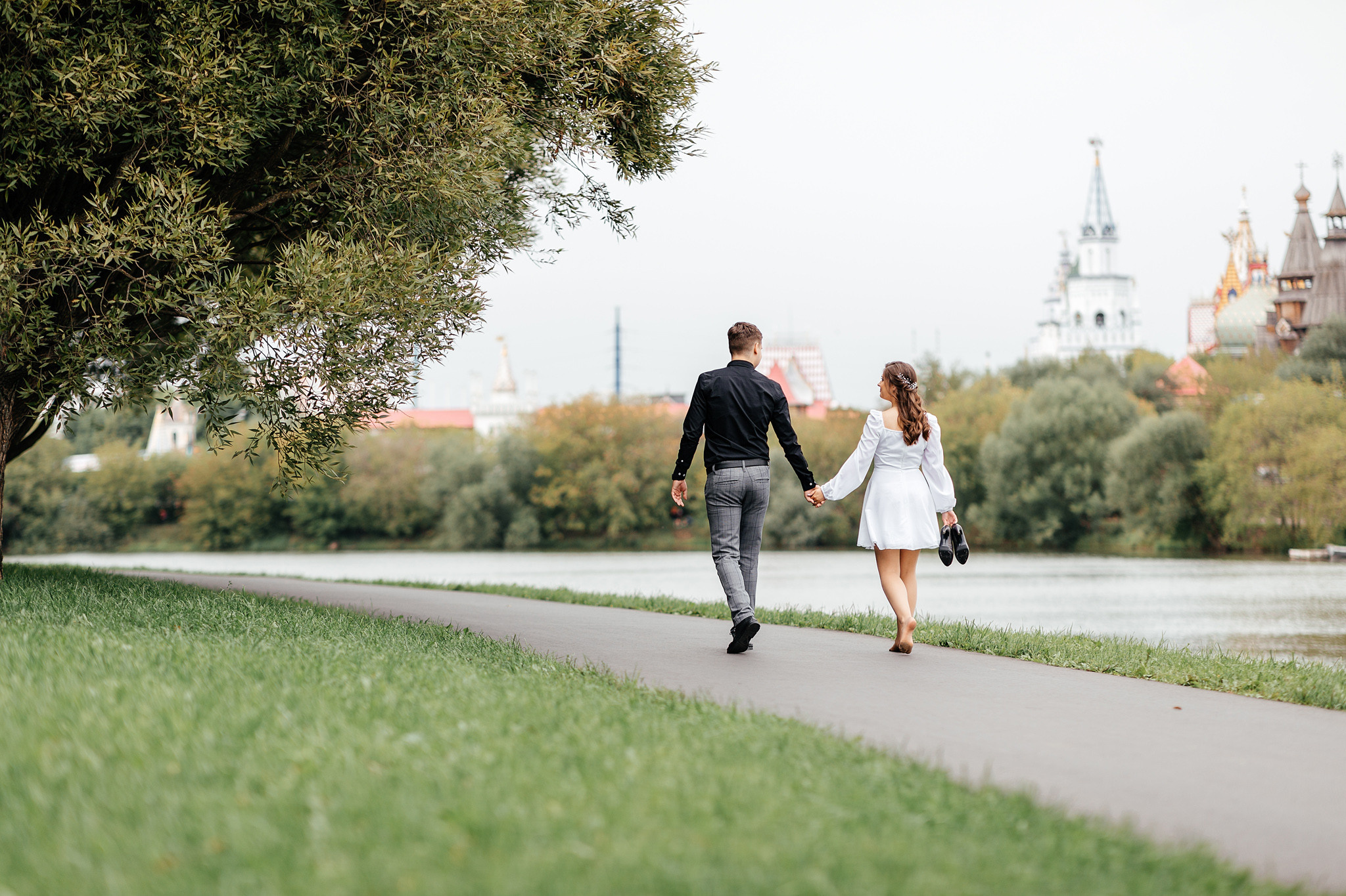 Свадебная фотосессия городок имени Баумана Измайловский остров