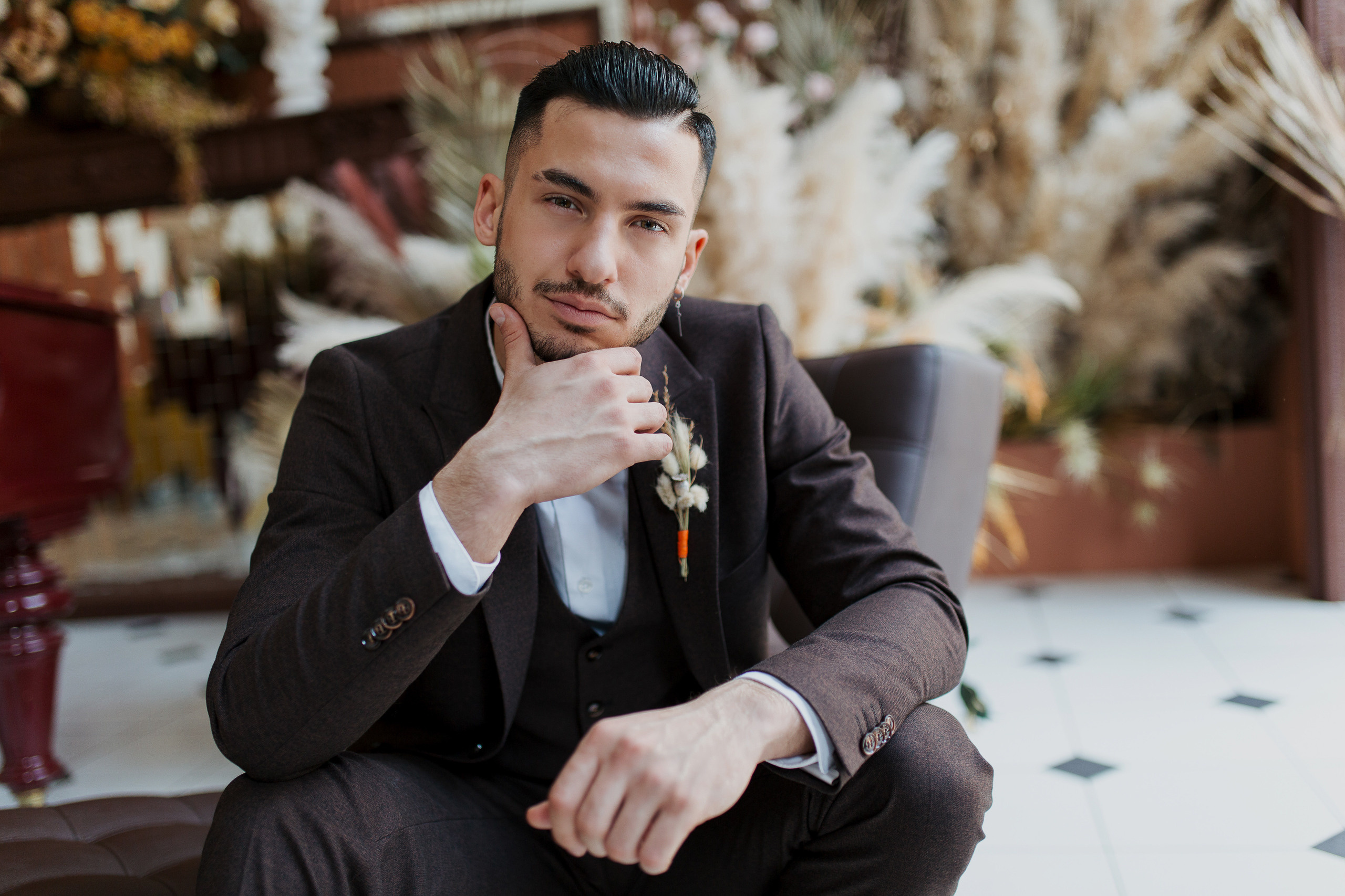 Свадебная фотосессия в студии