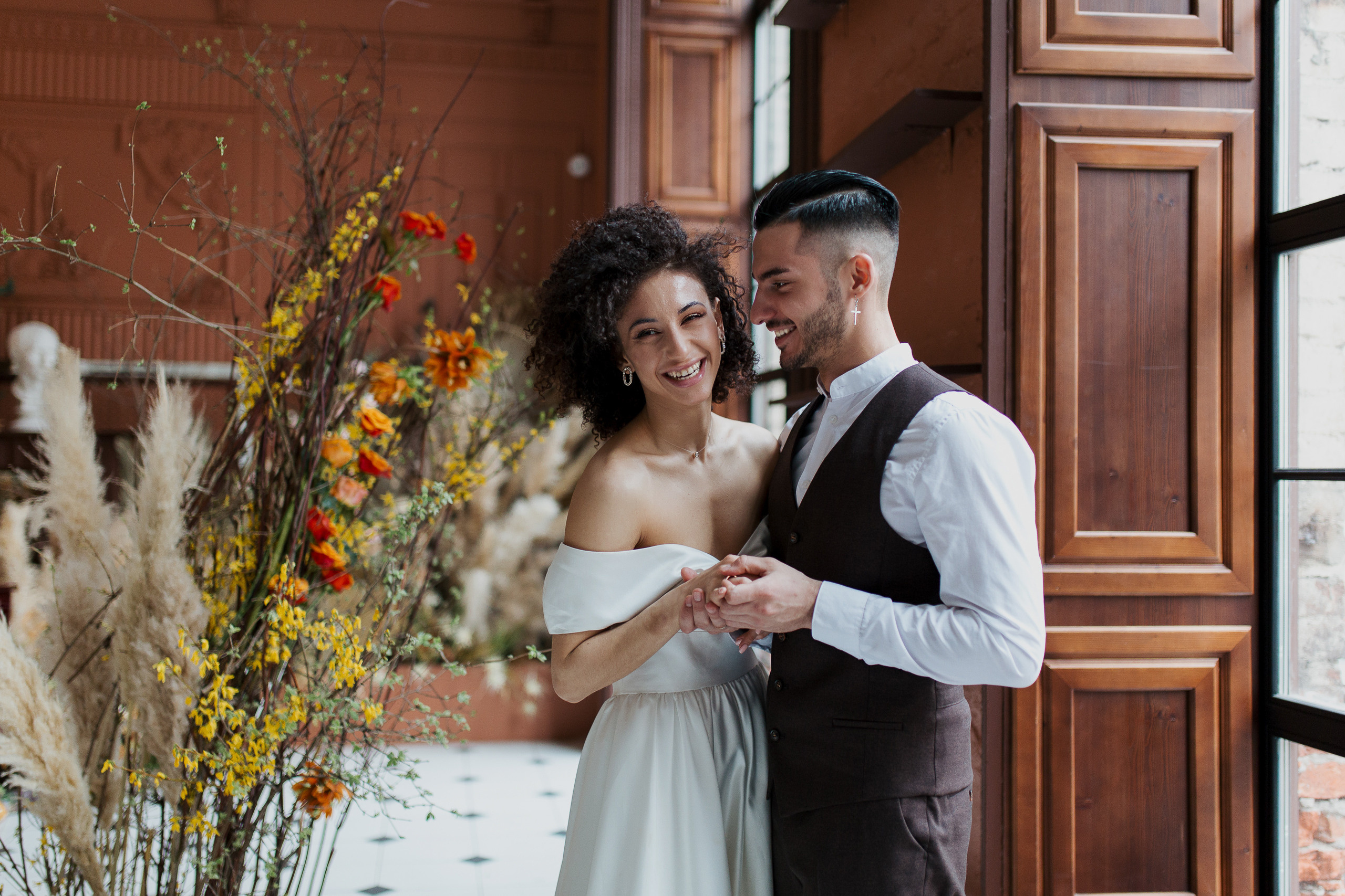 Свадебная фотосессия в студии