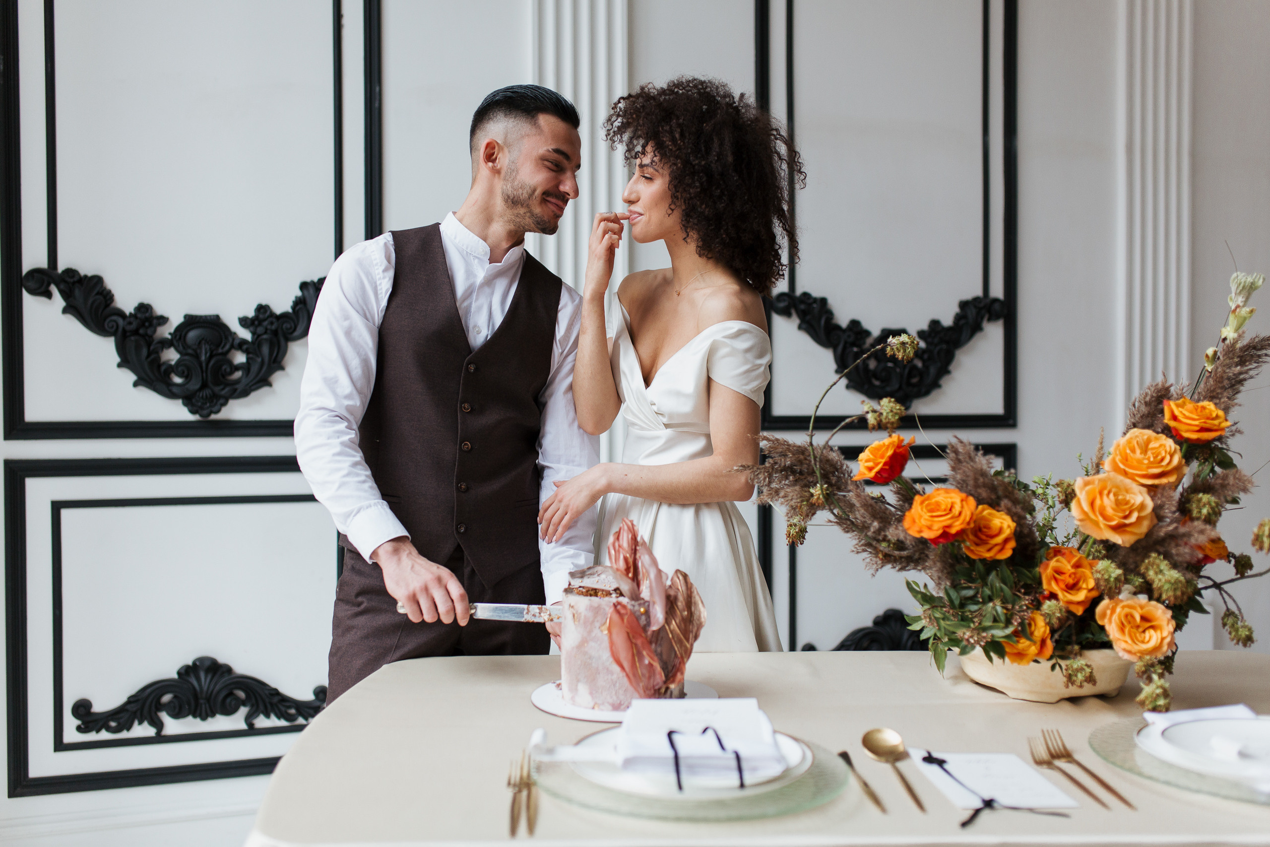 Свадебная фотосессия в студии