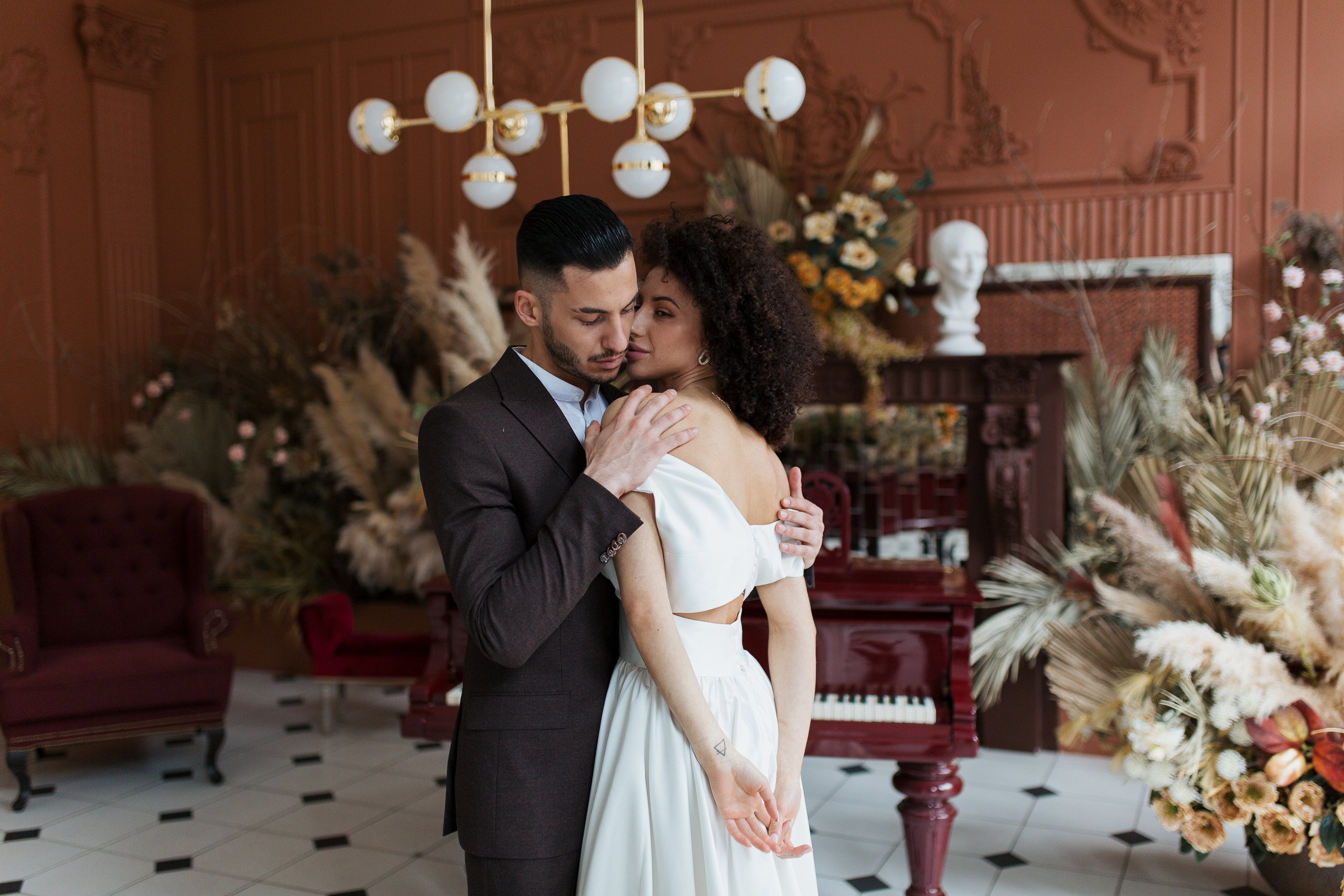 Свадебная фотосессия с роялем