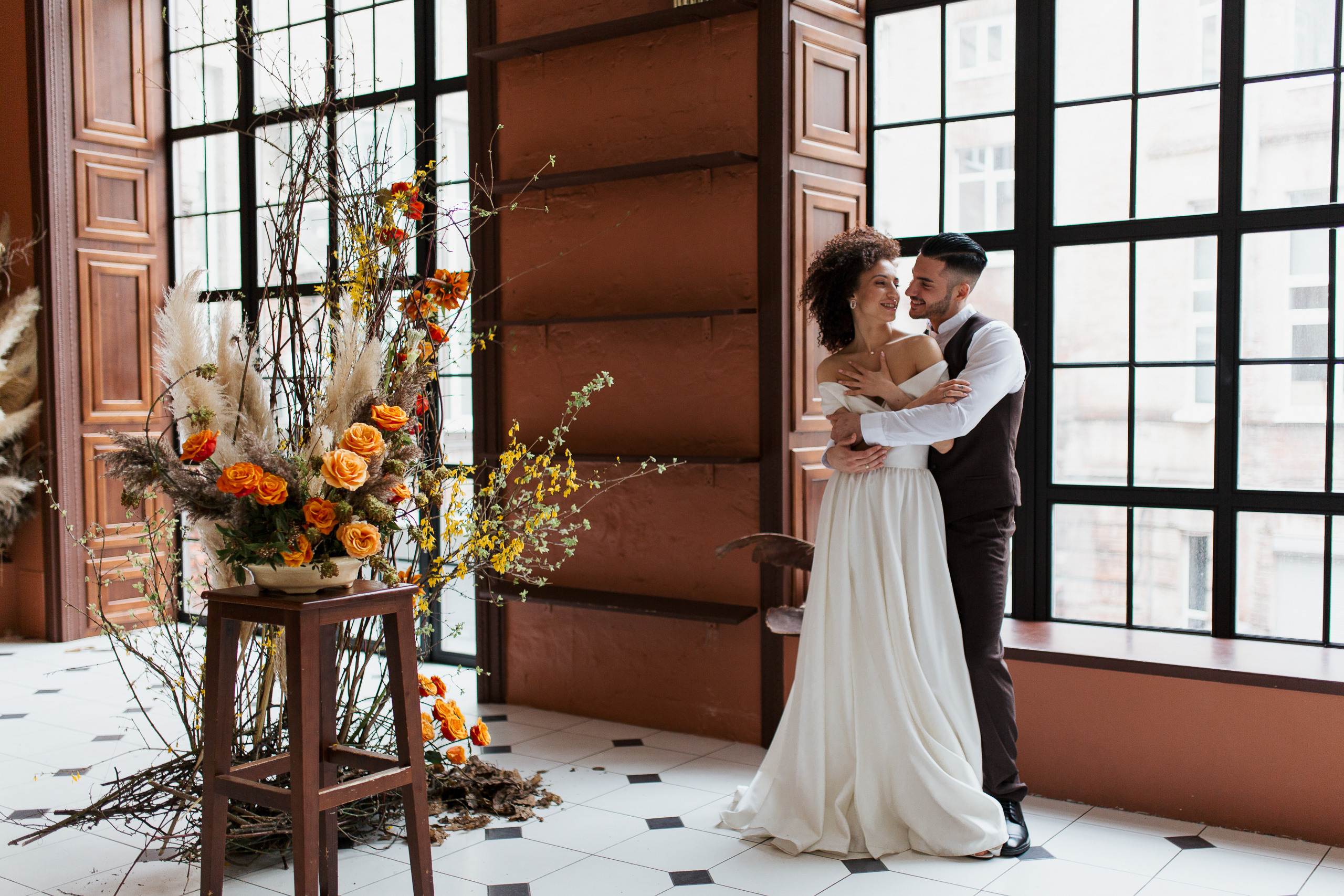 Свадебная фотосессия в студии