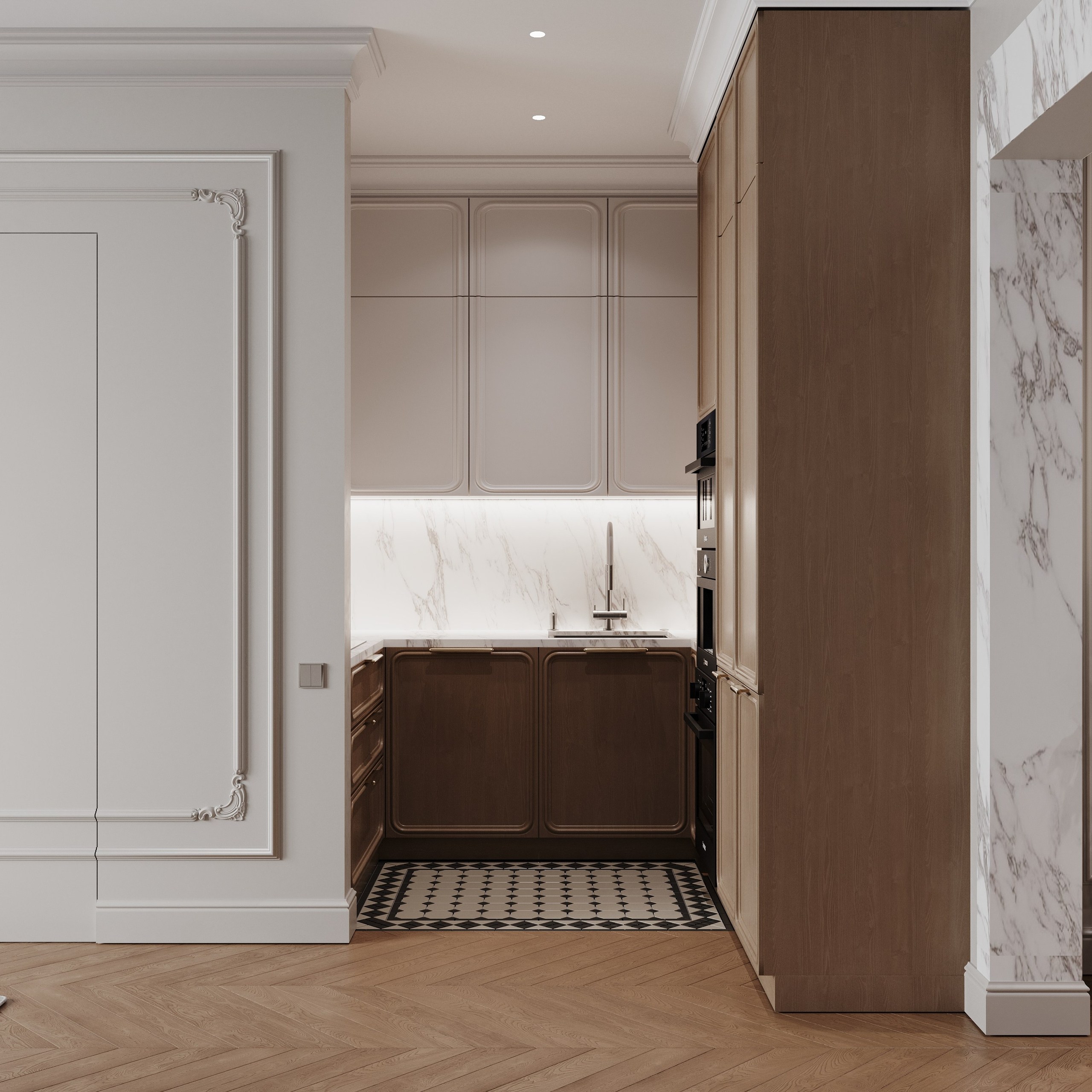 ЖК Легенда Московский 65 106 кв.м, г. Санкт-Петербург. 3d визуализатор Анастасия Науменко