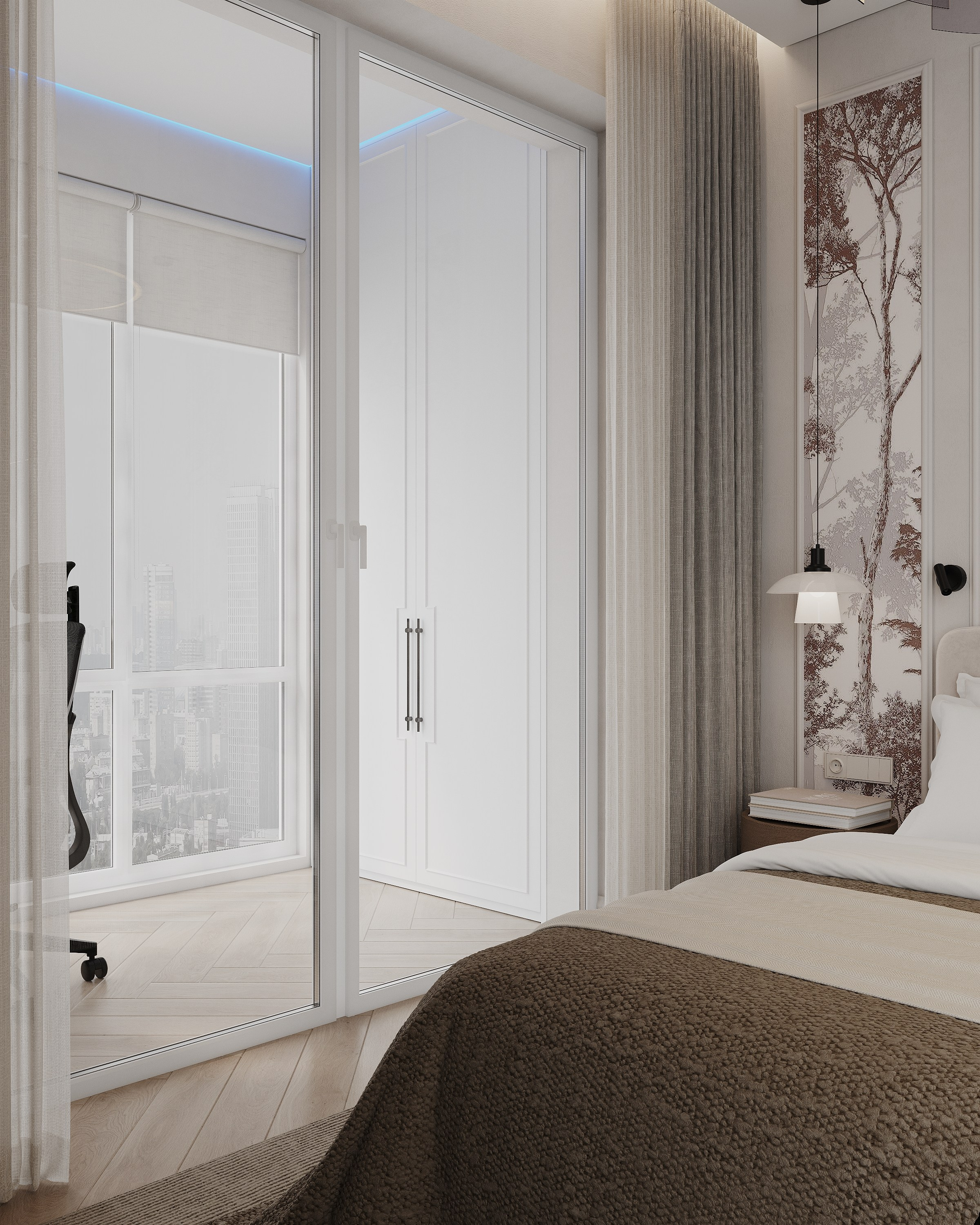 ЖК Наука 73 кв.м, г. Санкт-Петербург. 3d визуализатор Анастасия Науменко