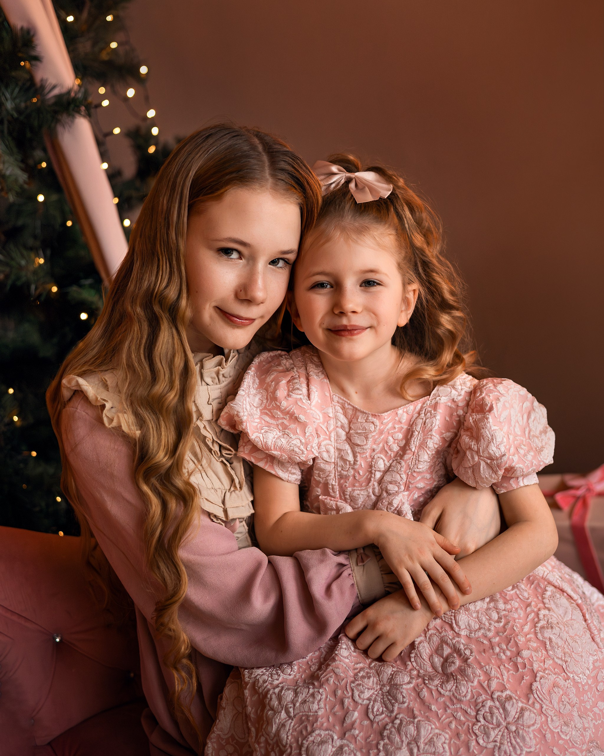 Новогодняя семейная съемка. Детский и семейный фотограф Елена Михайлова в Москве