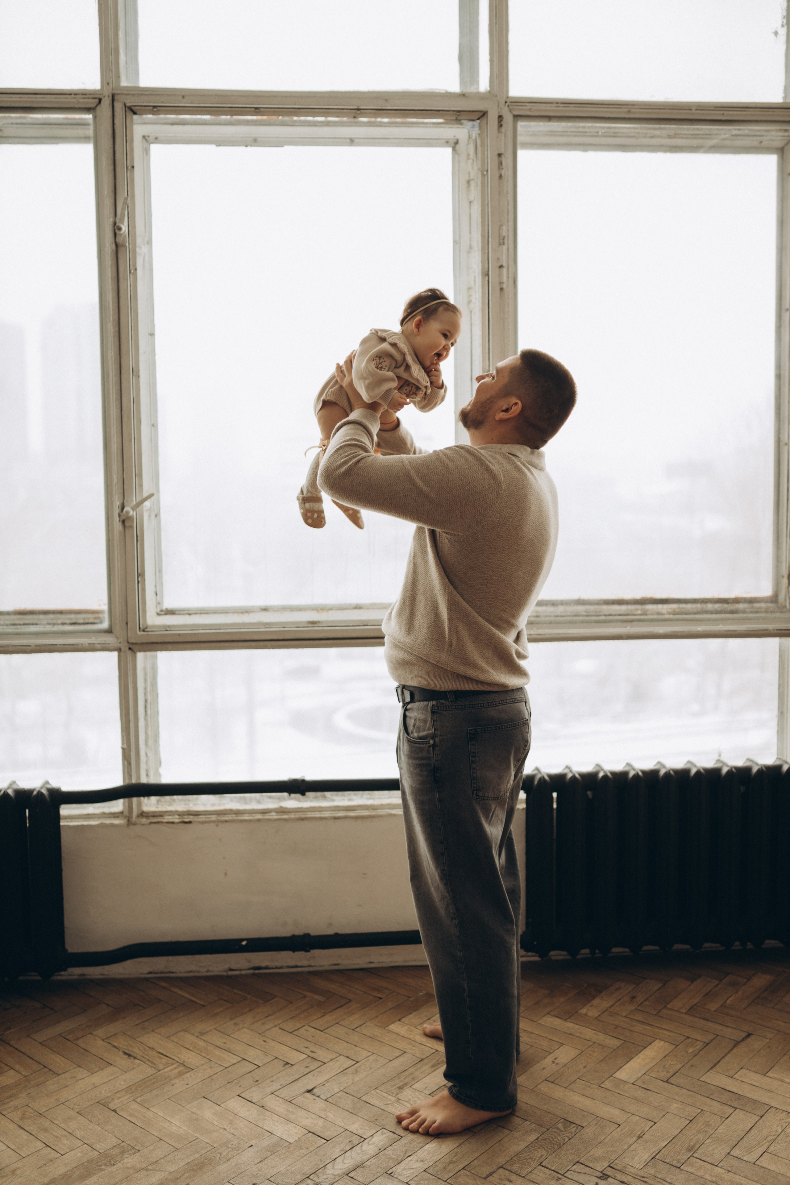 Арина с мамой и папой. Семейный фотограф Мария Маркова Москва и Одинцово