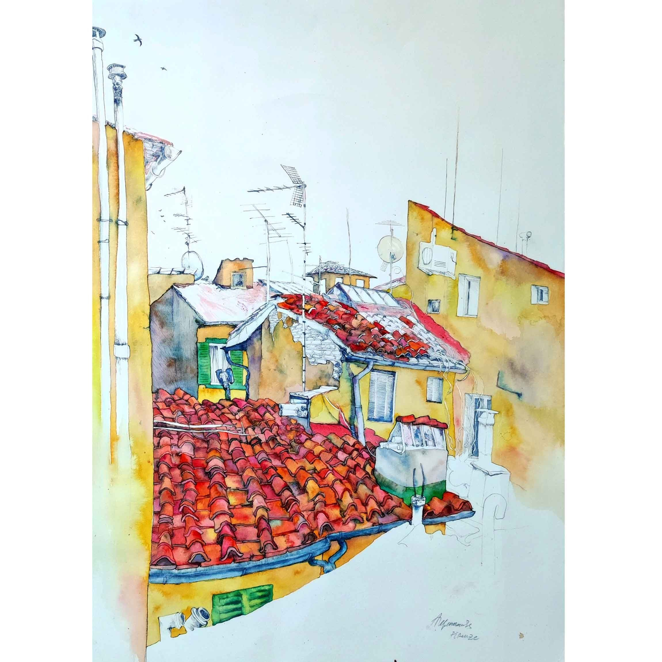 ПУТЕВЫЕ ЗАРИСОВКИ. Художник Перепечėнова-Феофанова Анна