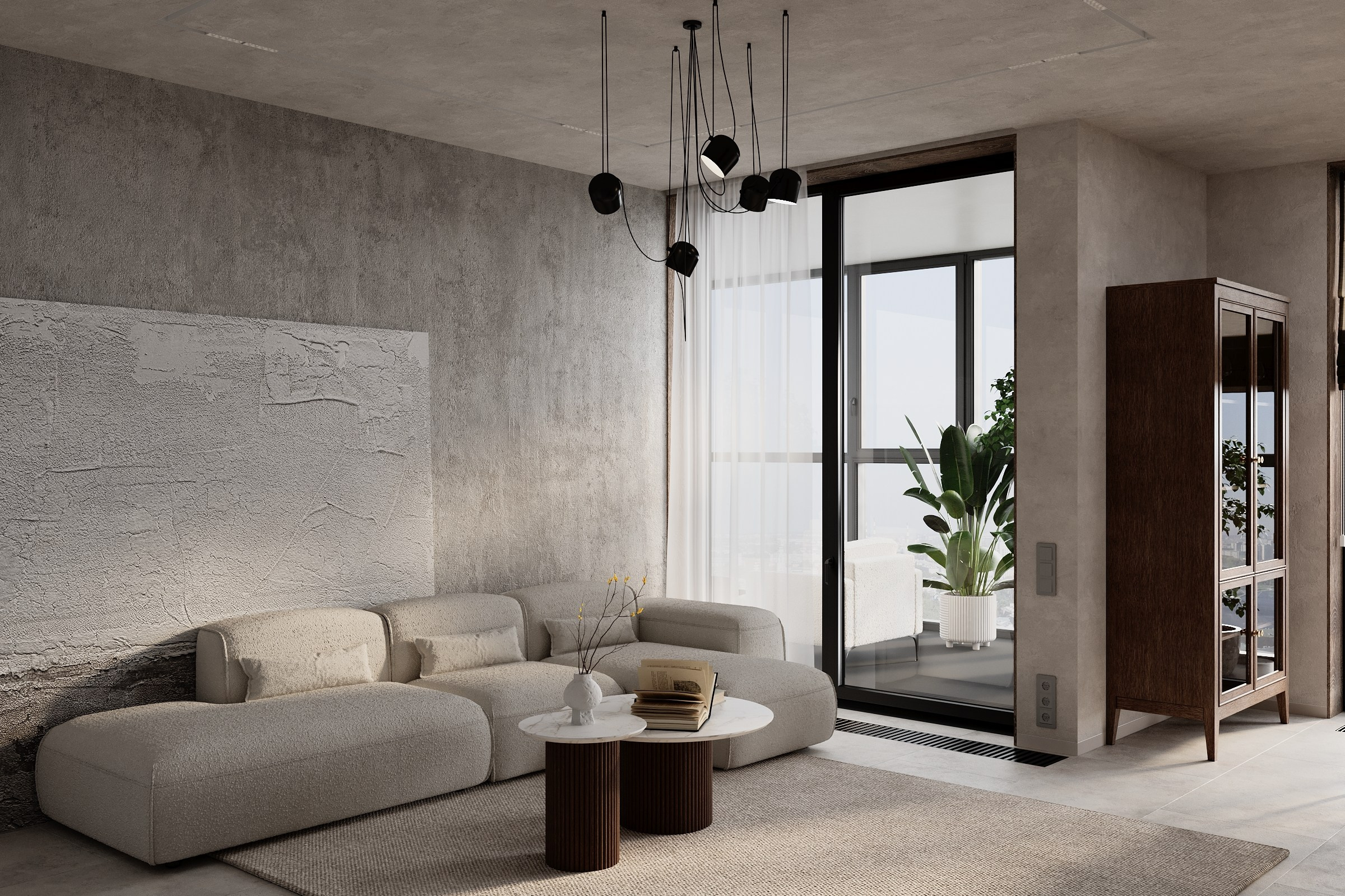 Квартира в Москве 2. Визуализация дизайна интерьера