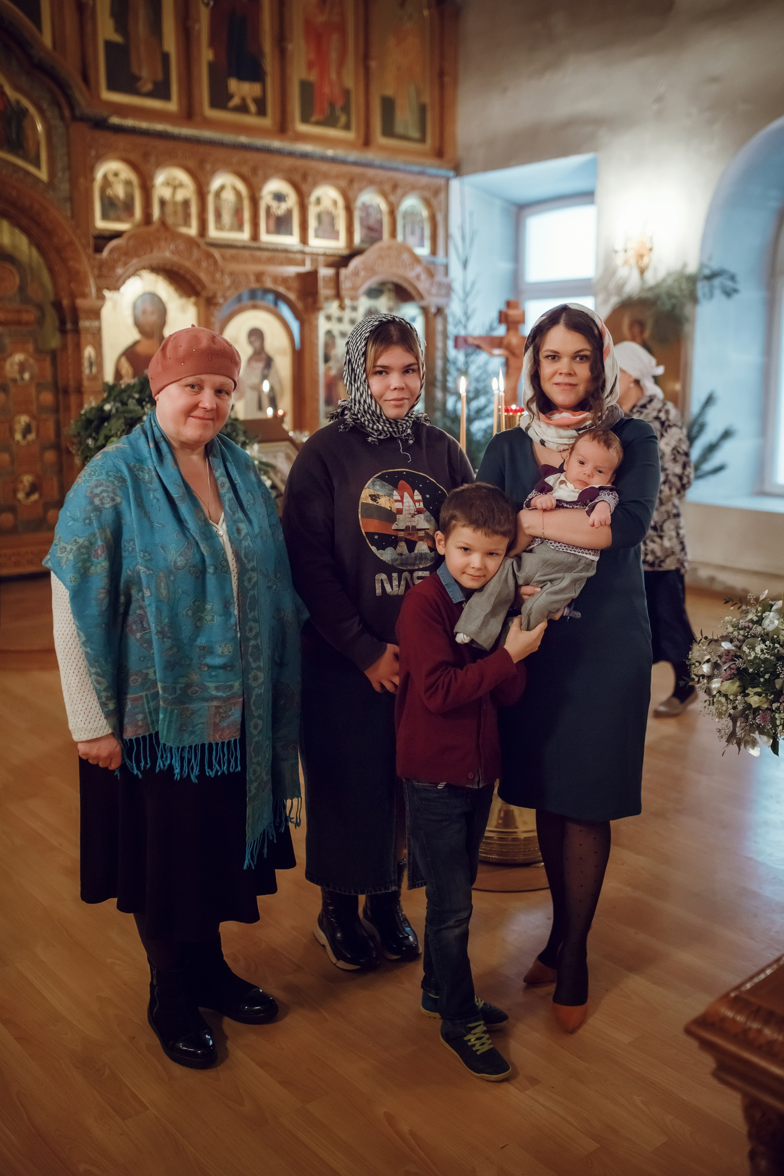 Крещение Саввы. Фотограф на Крещение, семейный фотограф в Москве