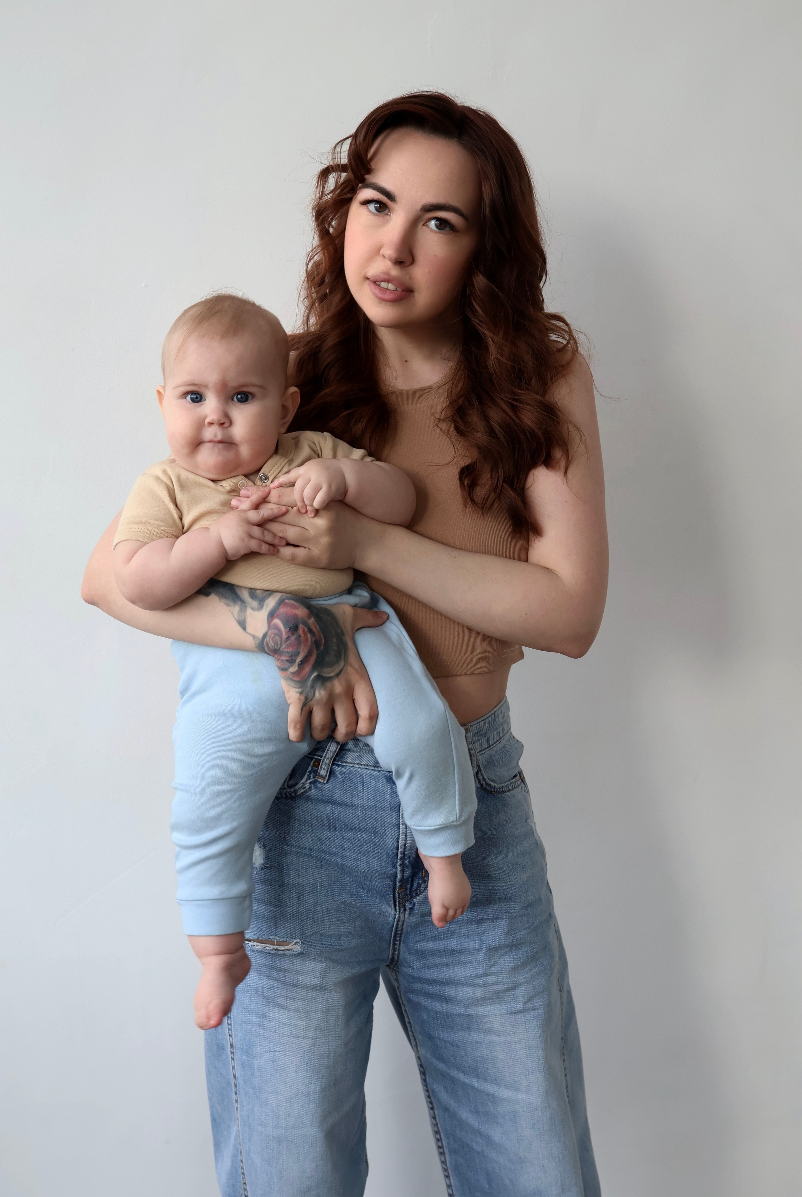 Анастасия и малышка Стеша. Phbyadel.wfolio.pro