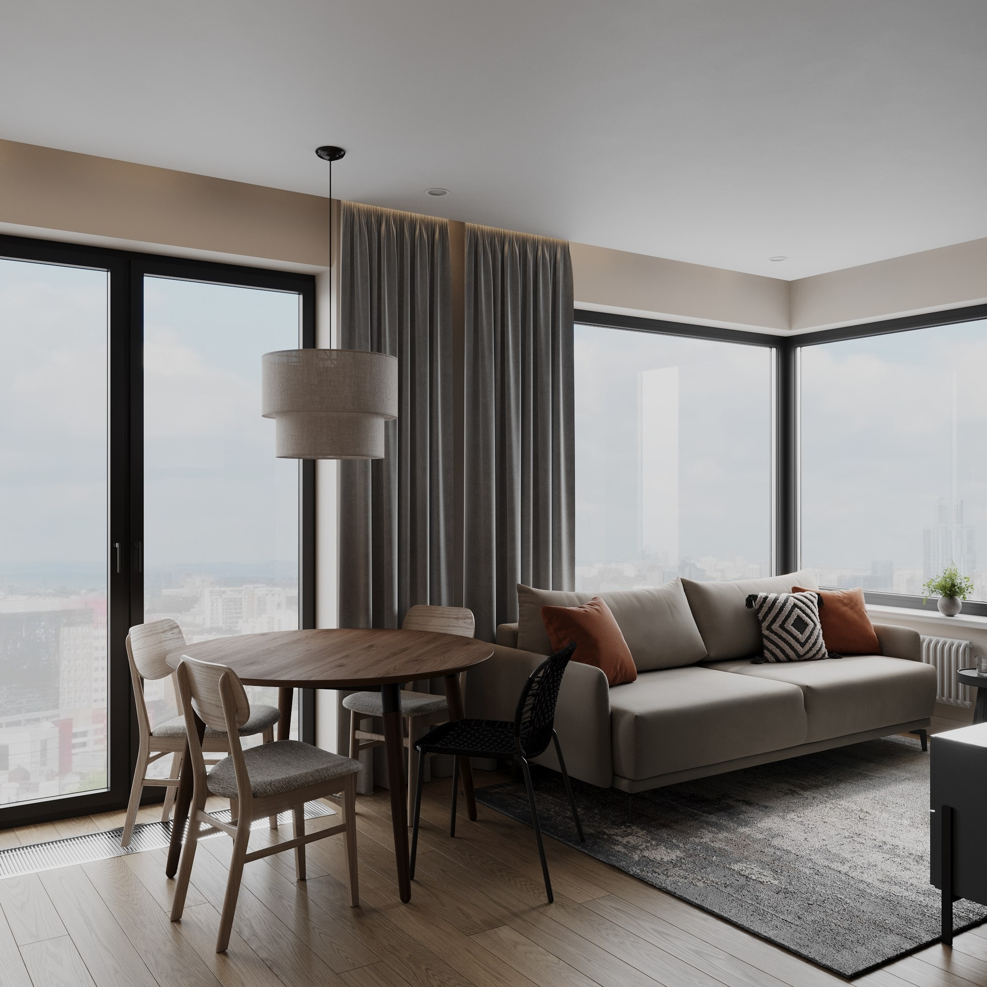 Мужская квартира жк Balance. Главная