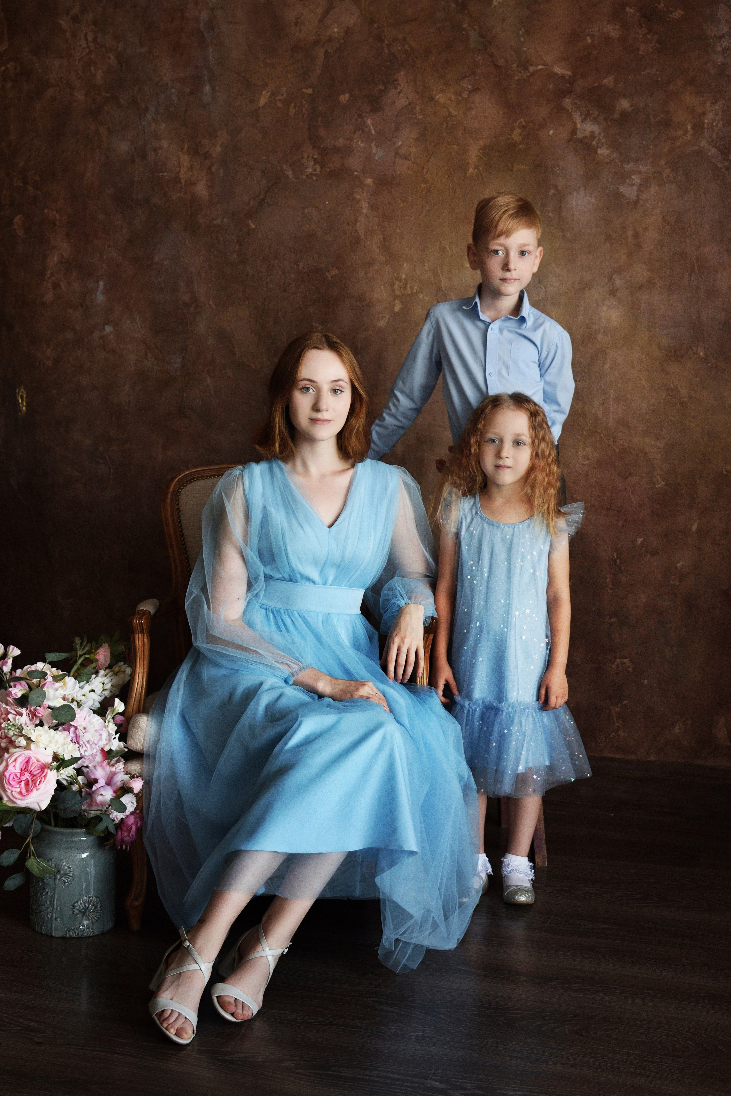 Семейная съёмка студия Чебоксары. Семейный и школьный Фотограф Чебоксары