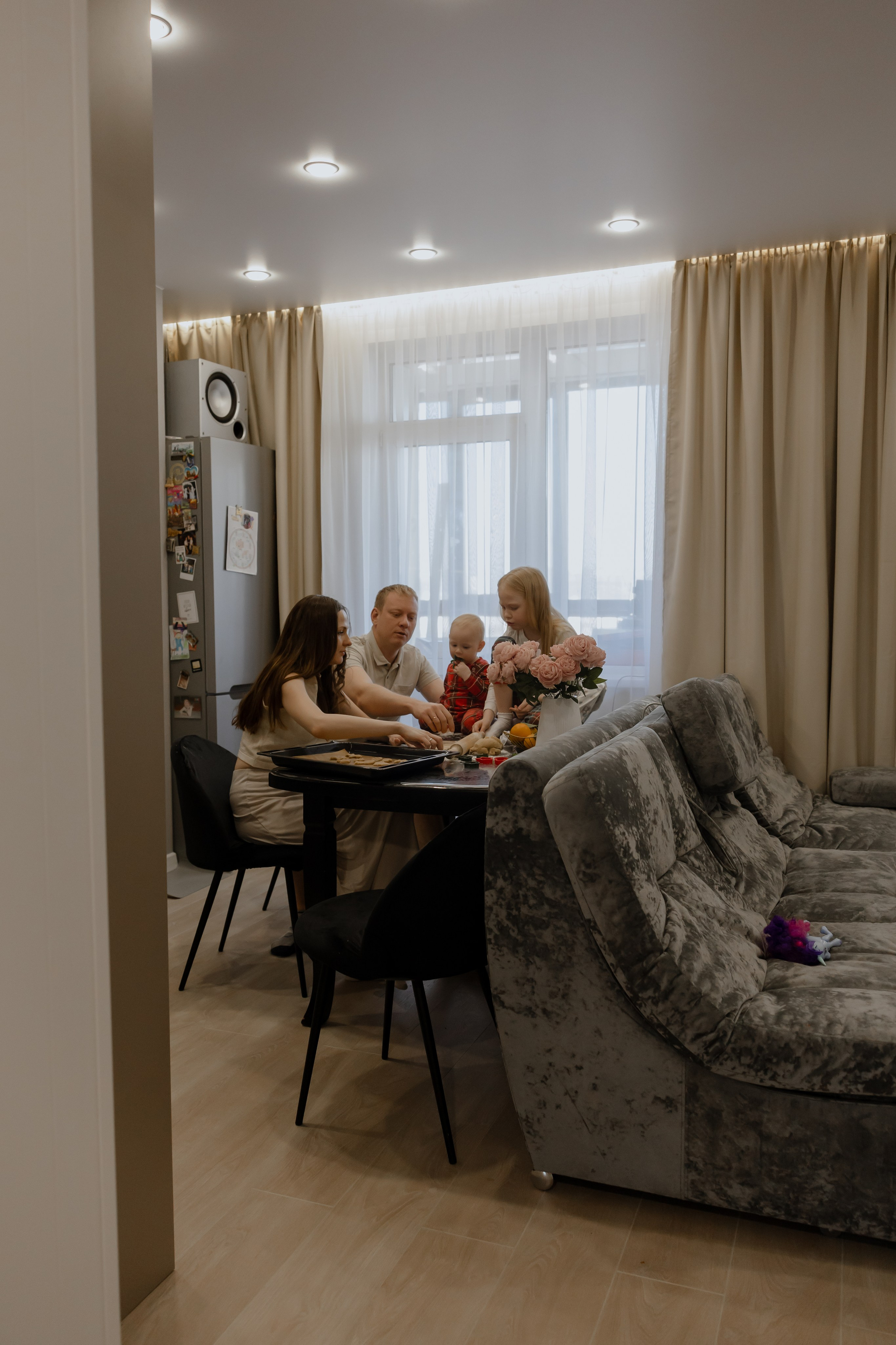 Домашняя семейная съемка. Фотограф в Новосибирске Екатерина Васильева