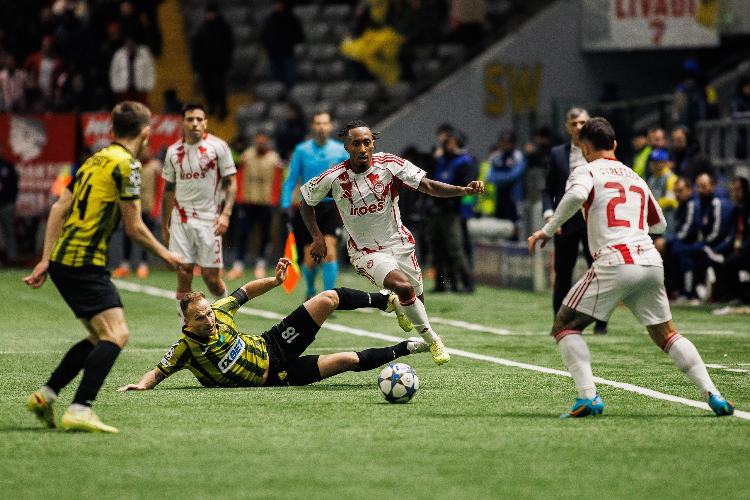 UEFA Champions League 25/26 Kairat — Olympiacos. Photographer Danil Aykin
