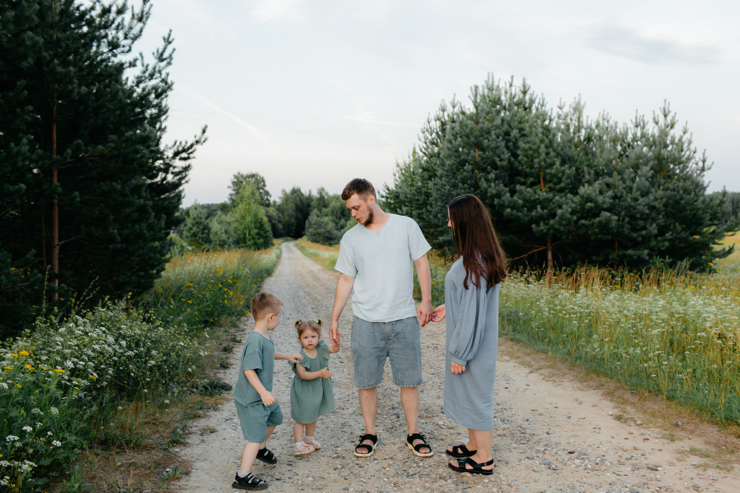Никита, Настя, Добрыня и Злата. Свадебный и семейный фотограф Иваново Елена Угодина