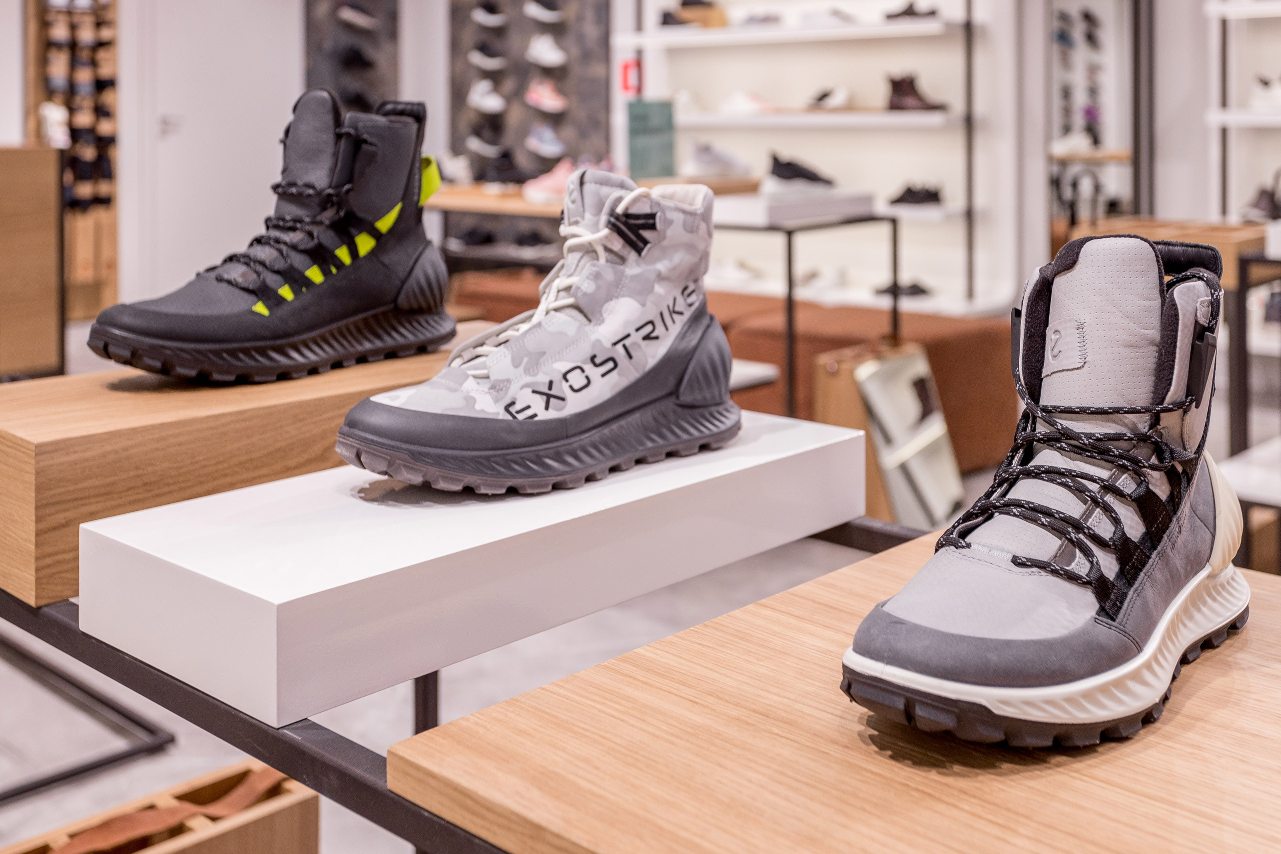 Фотосъемка магазина в Краснодаре Ecco. Интерьерный фотограф Краснодар: профессионально по доступным ценам