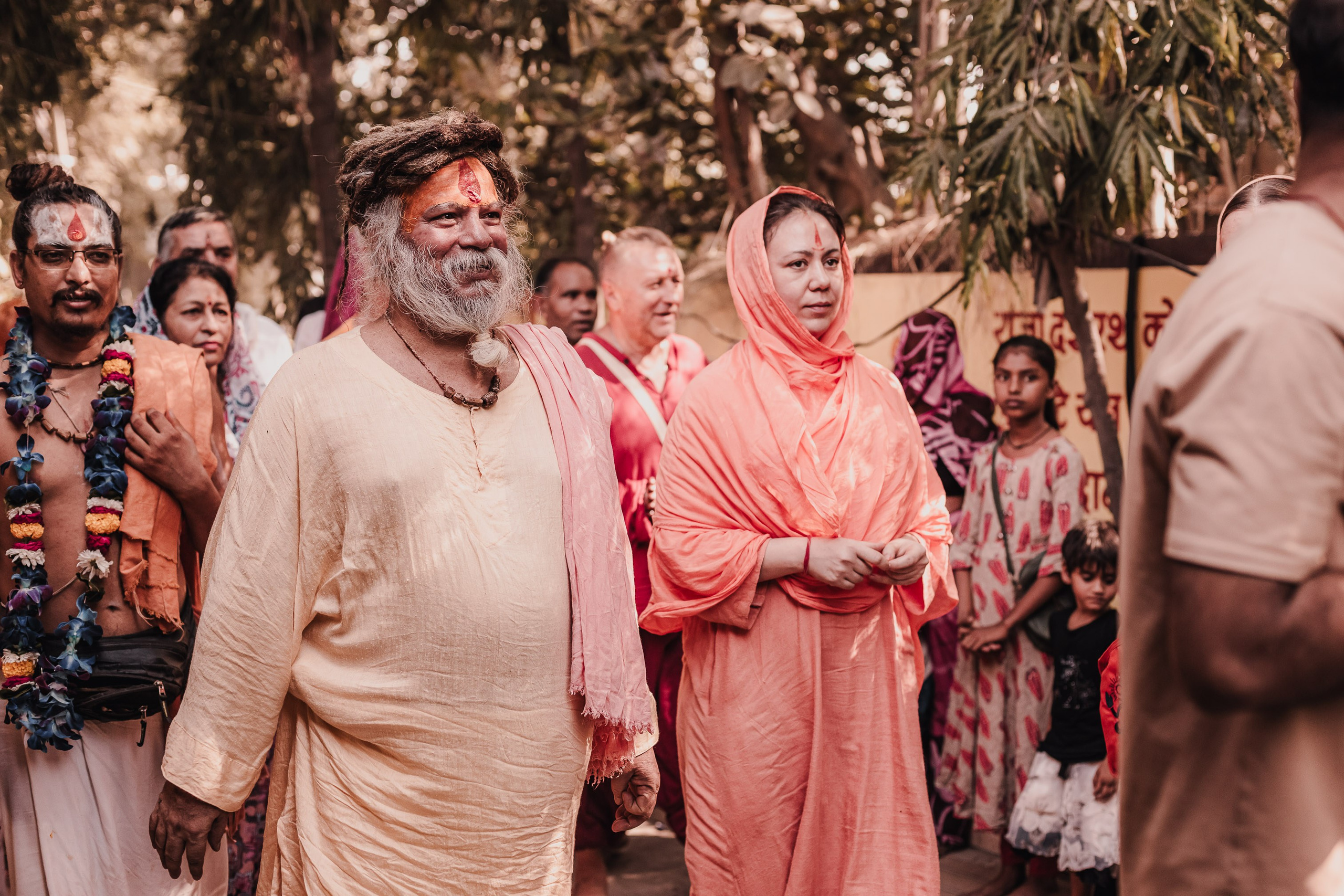 Navaratri yajna at Devraha Baba Ji ashram. Мариам Багдасарян
