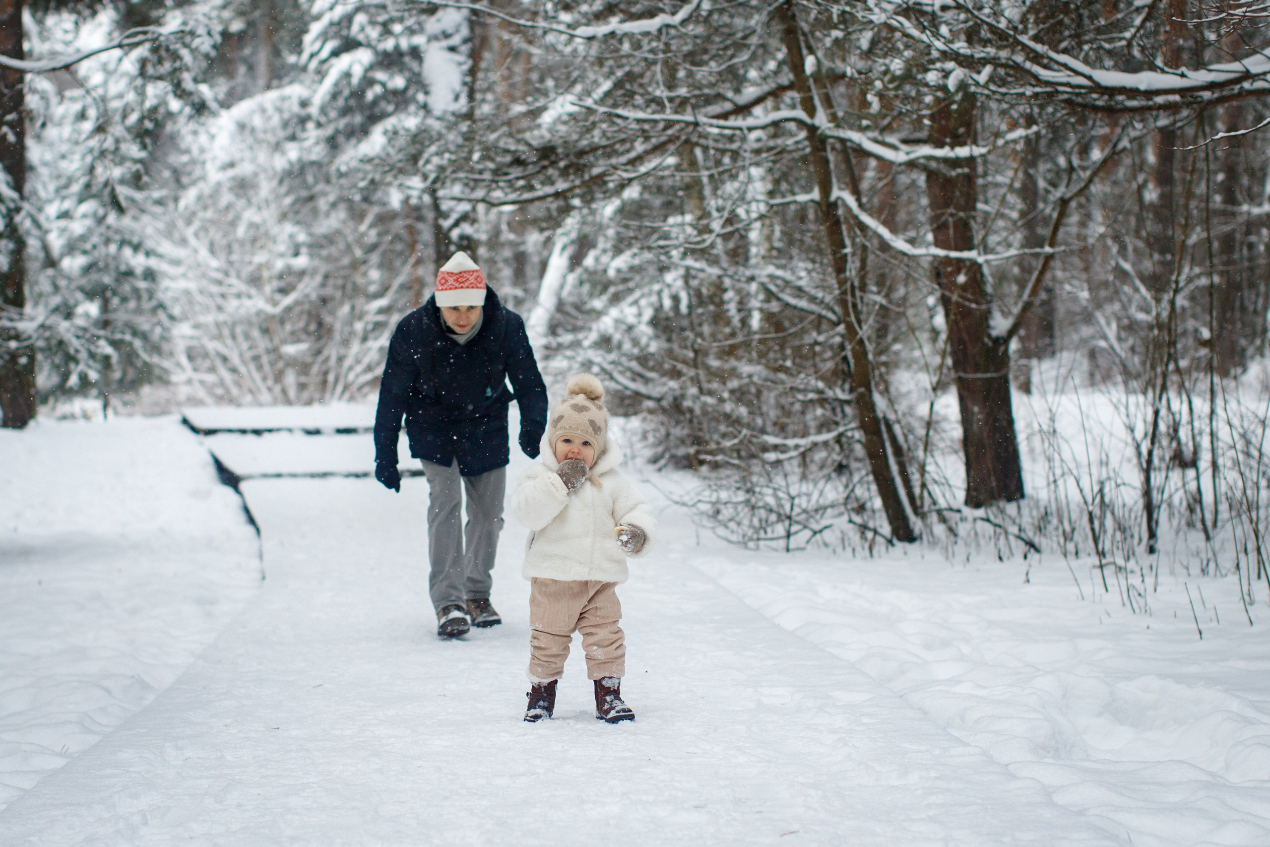 Зимние объятия. Детский и семейный фотограф Мария Киселёва. Москва