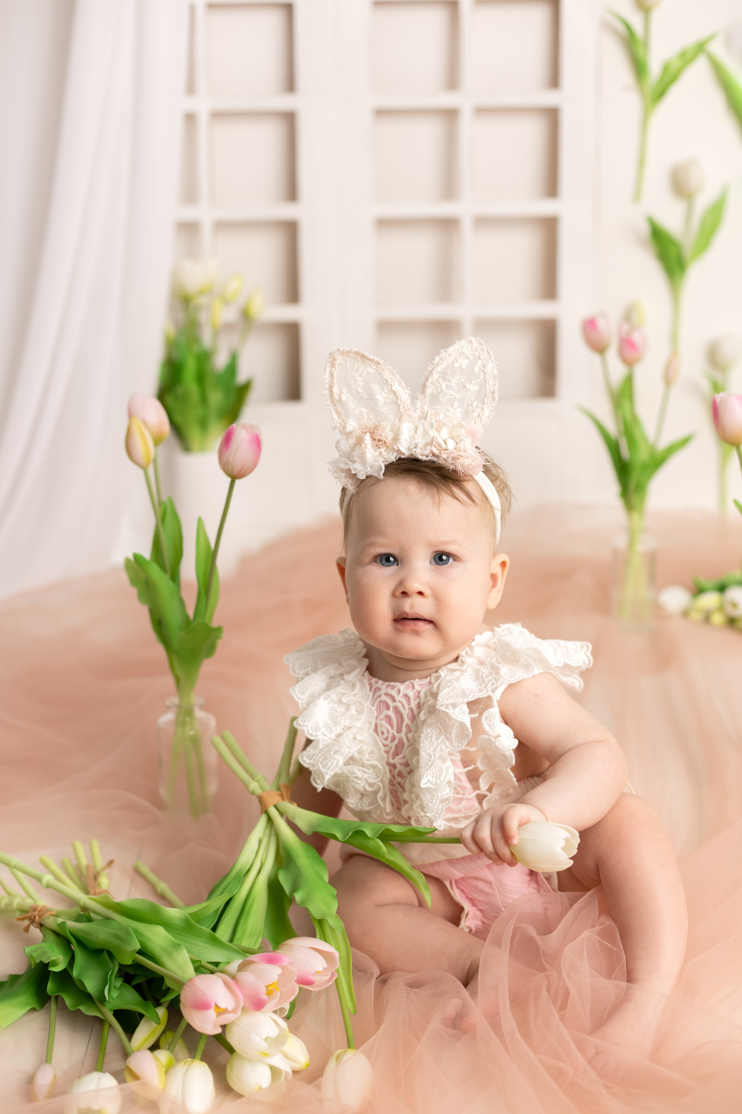 Весенний фотопроект для детей с рождения до года. Фотограф новорожденных, детский фотограф в г. Оренбурге Екатерина Козлова