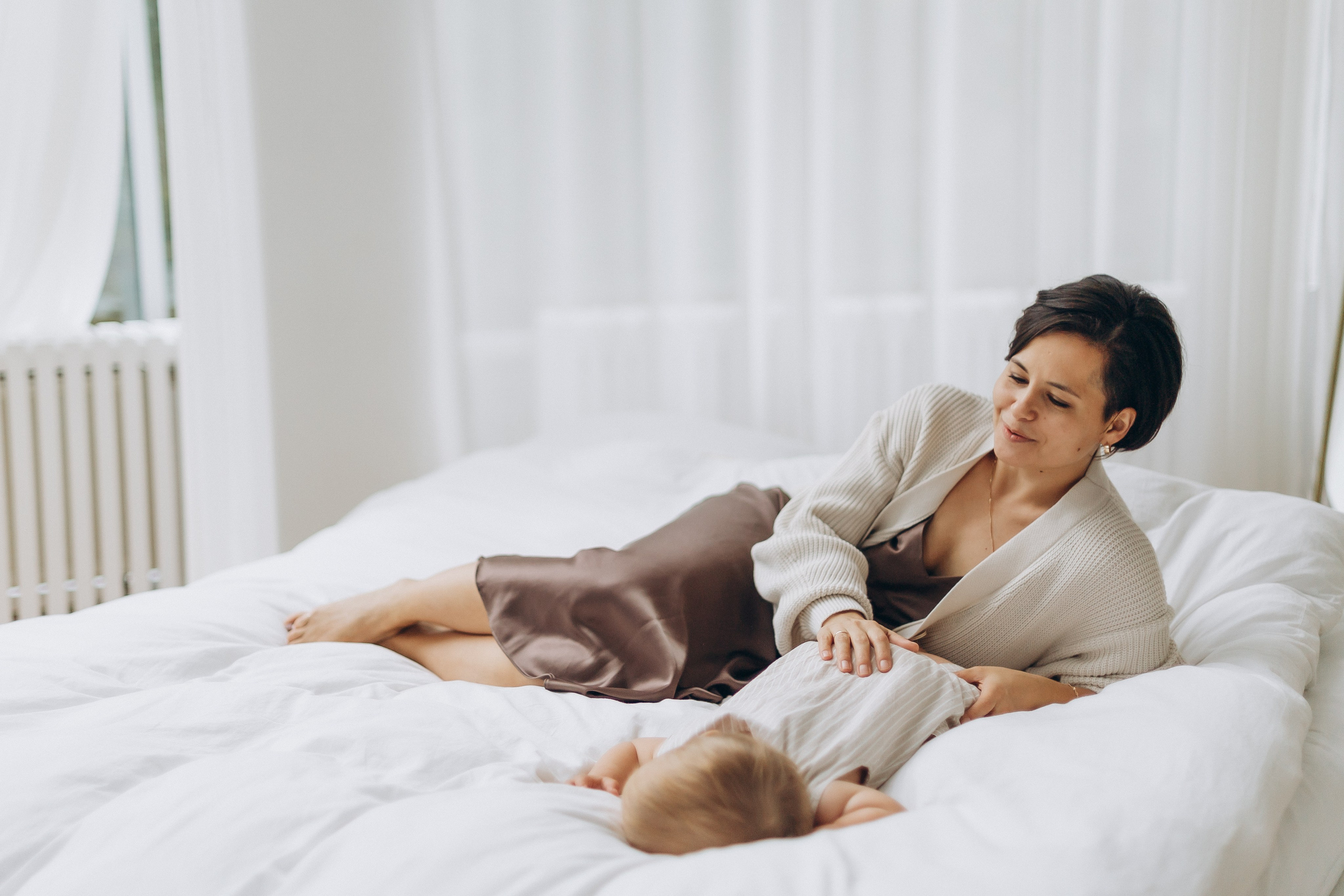 Фотосессия с малышом в студии. Семейный фотограф в Москве и Королеве Евгения Баукова