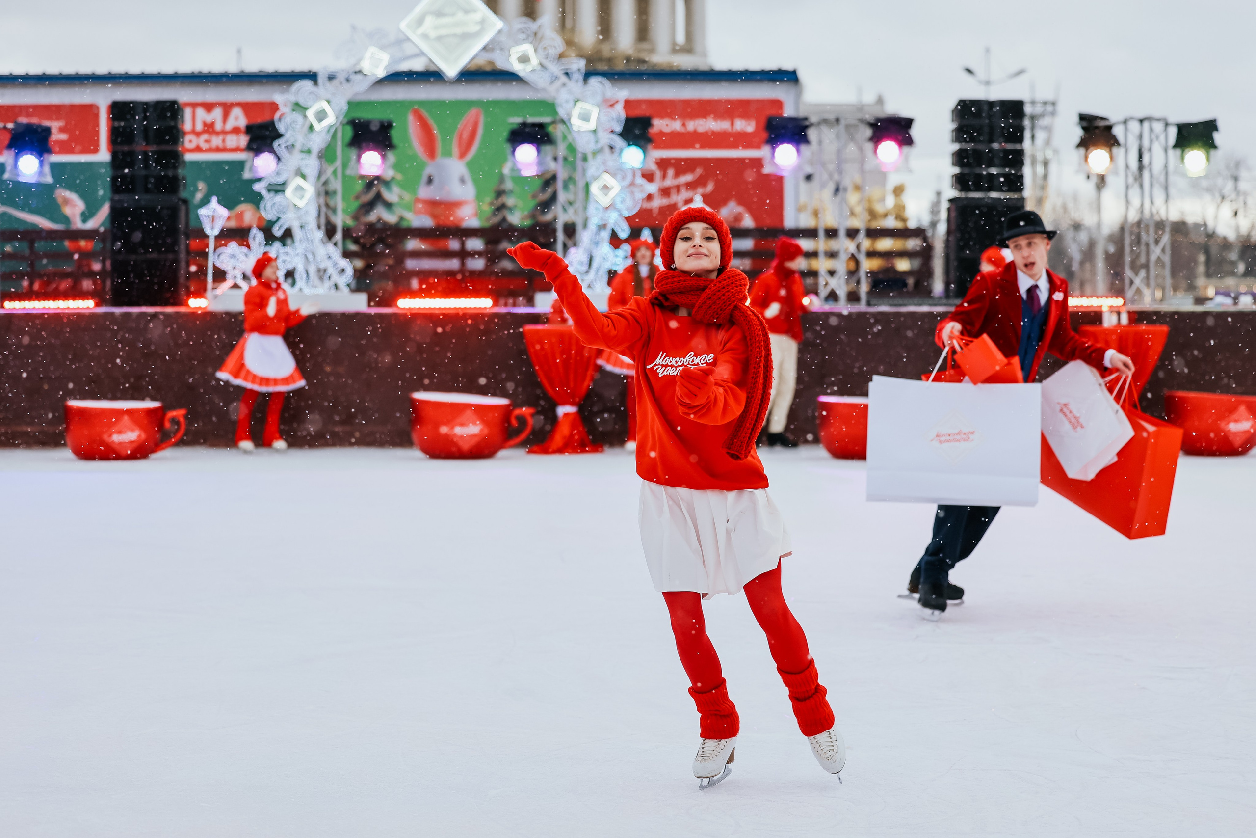 Ледовое шоу ВДНХ проект Московское чаепитие. Фотограф и видеограф Анна Домашенко