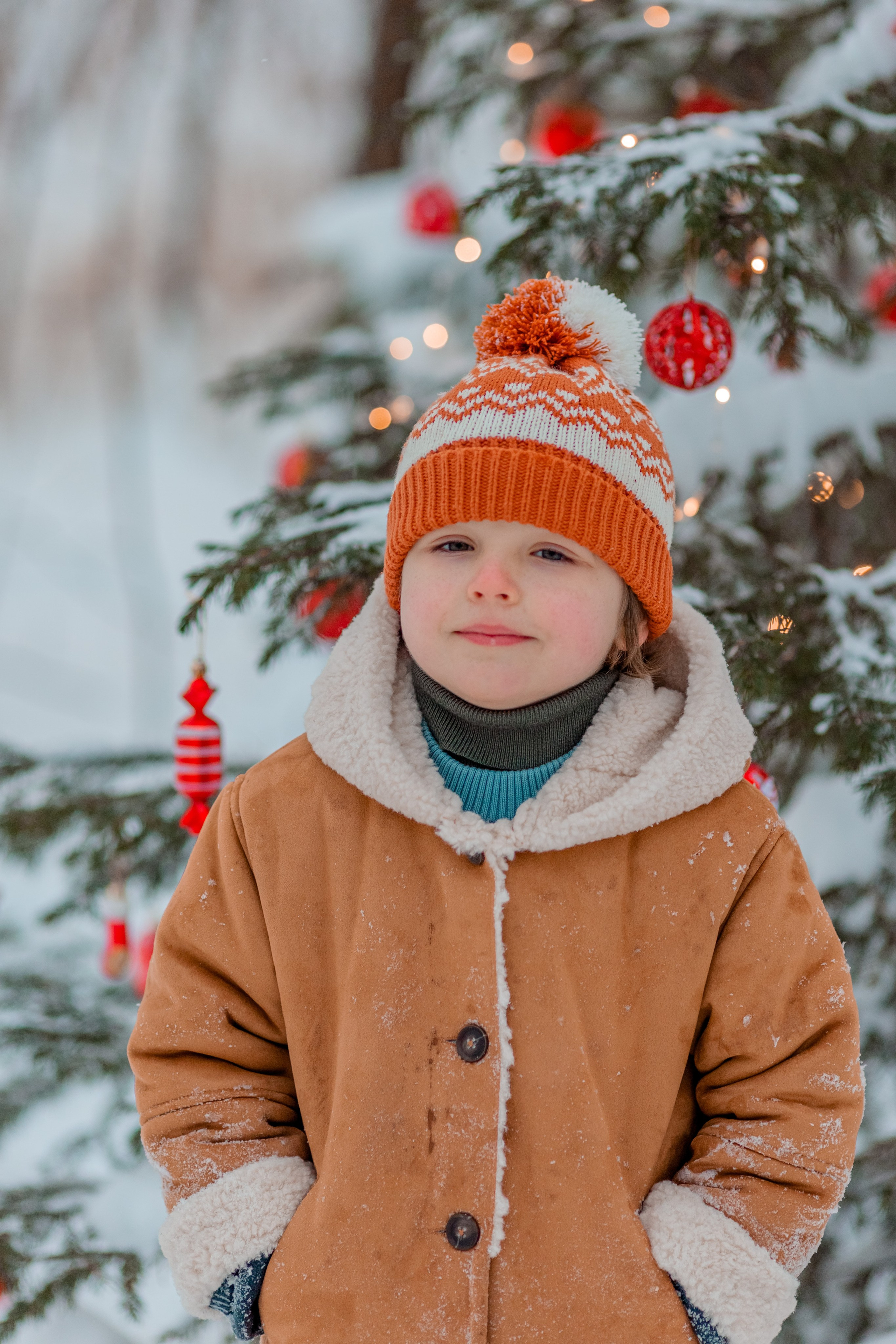 Зимний лес. Семейный и детский фотограф в Москве Алёна Кораблина