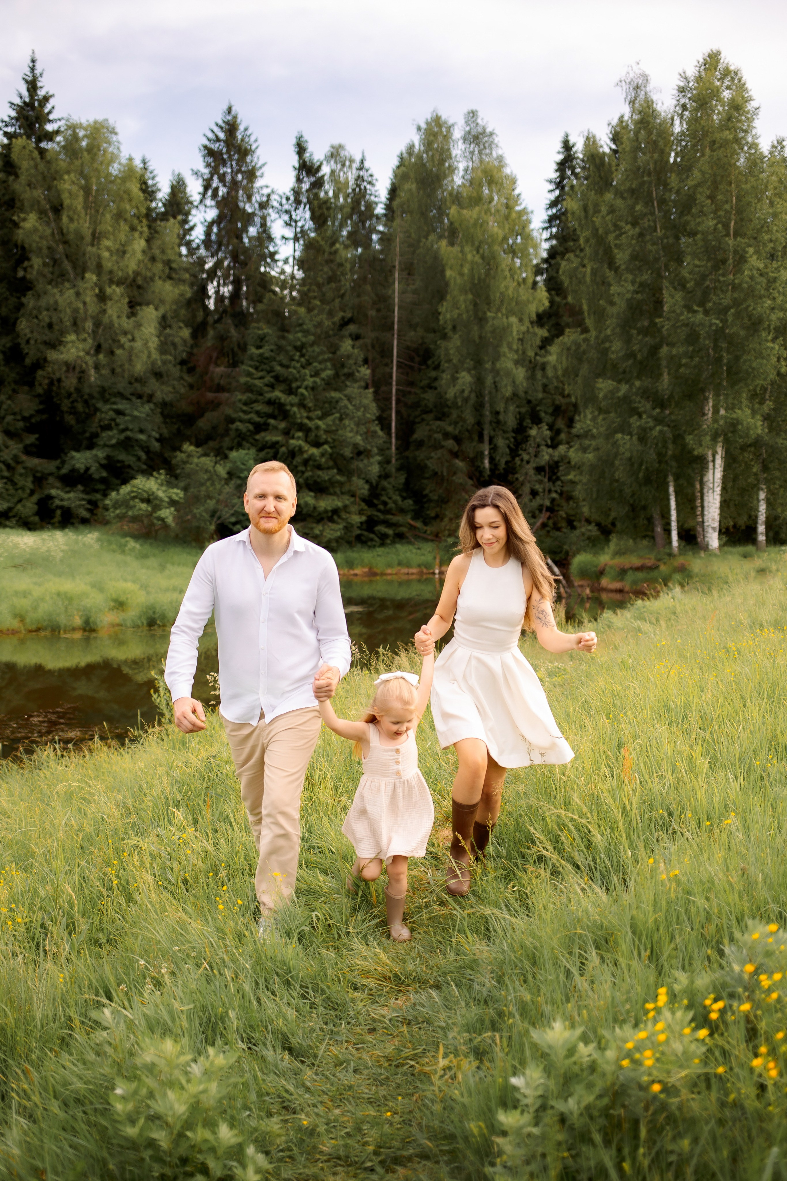 Семейная фотопрогулка на природе. Зотова Алена — семейный и женский фотограф в Зеленограде