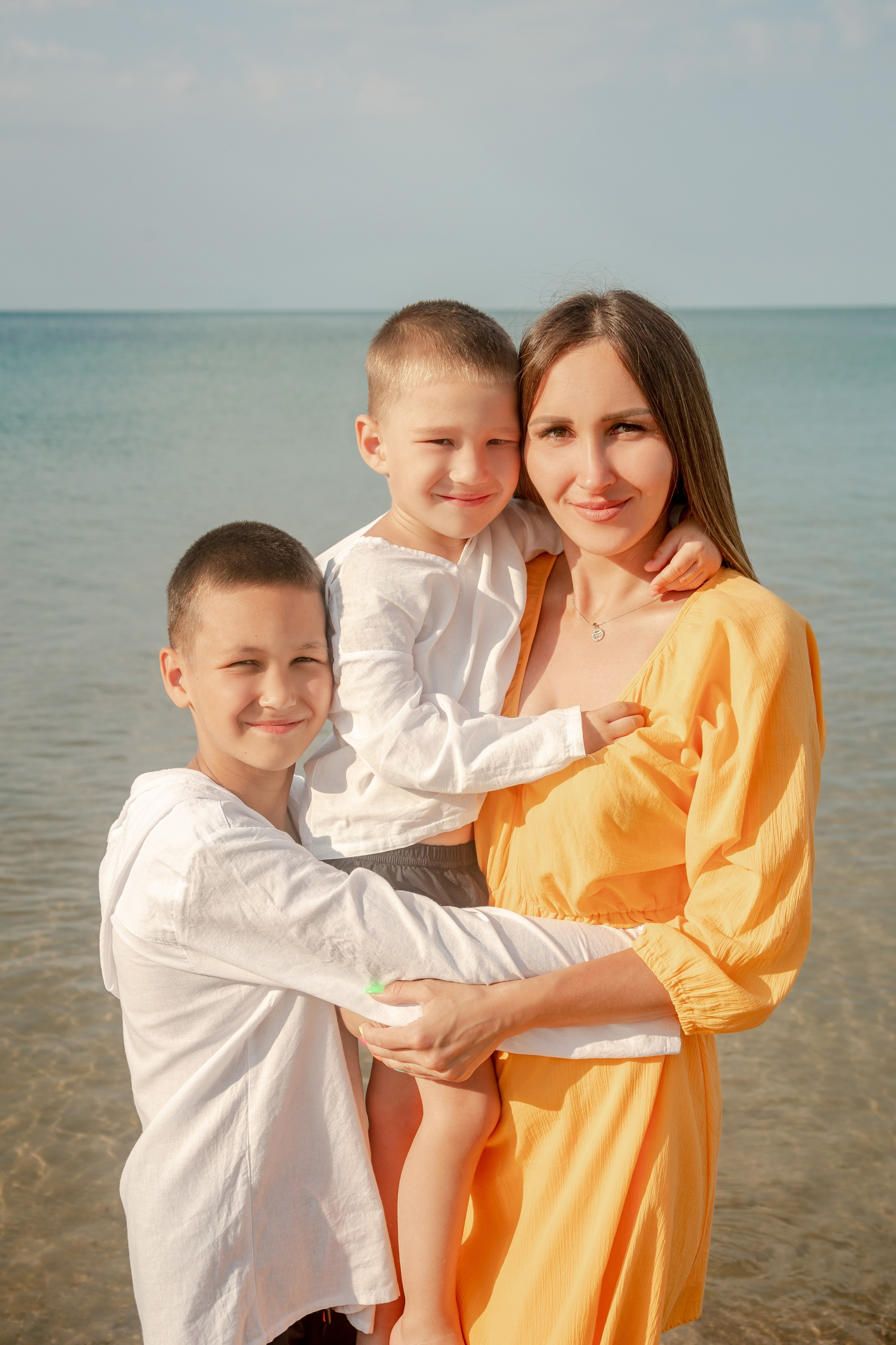 Соня с сыновьями. Фотограф в Геленджике, Архипо-Осиповке, Абрау-Дюрсо, Кринице Виктория