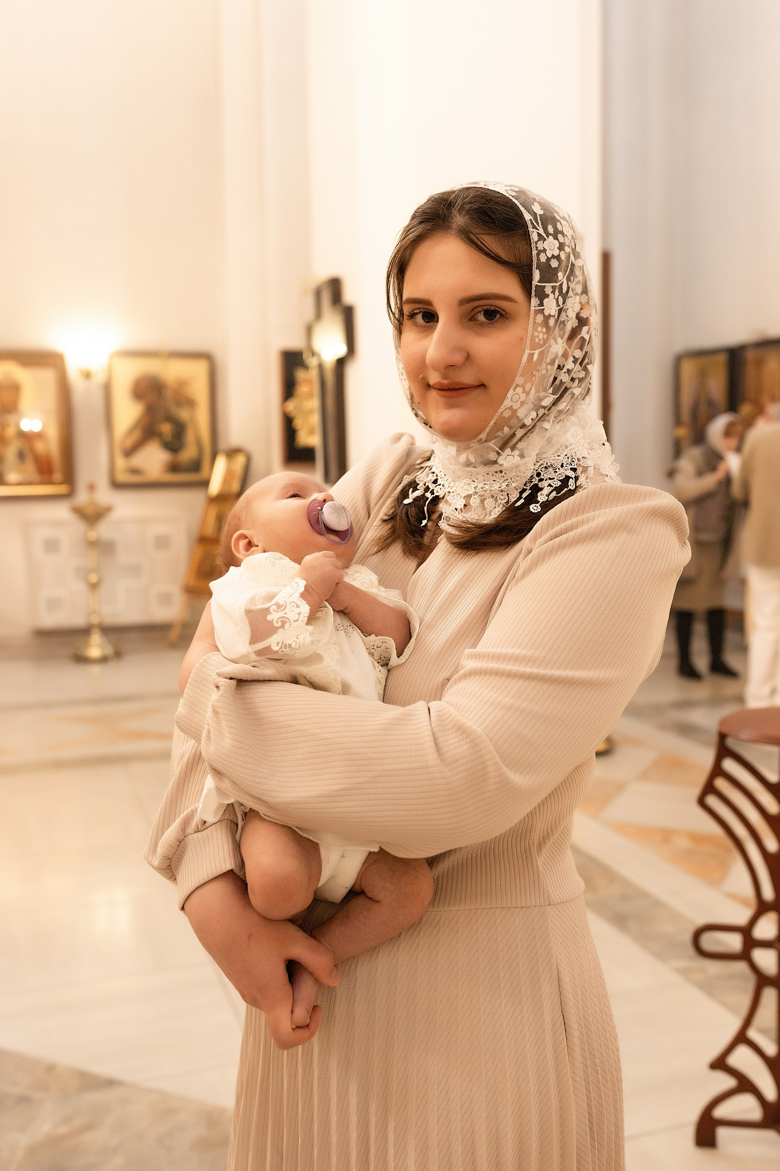 Таинство крещения Алисы. Фотограф в Железнодорожном и Балашихе