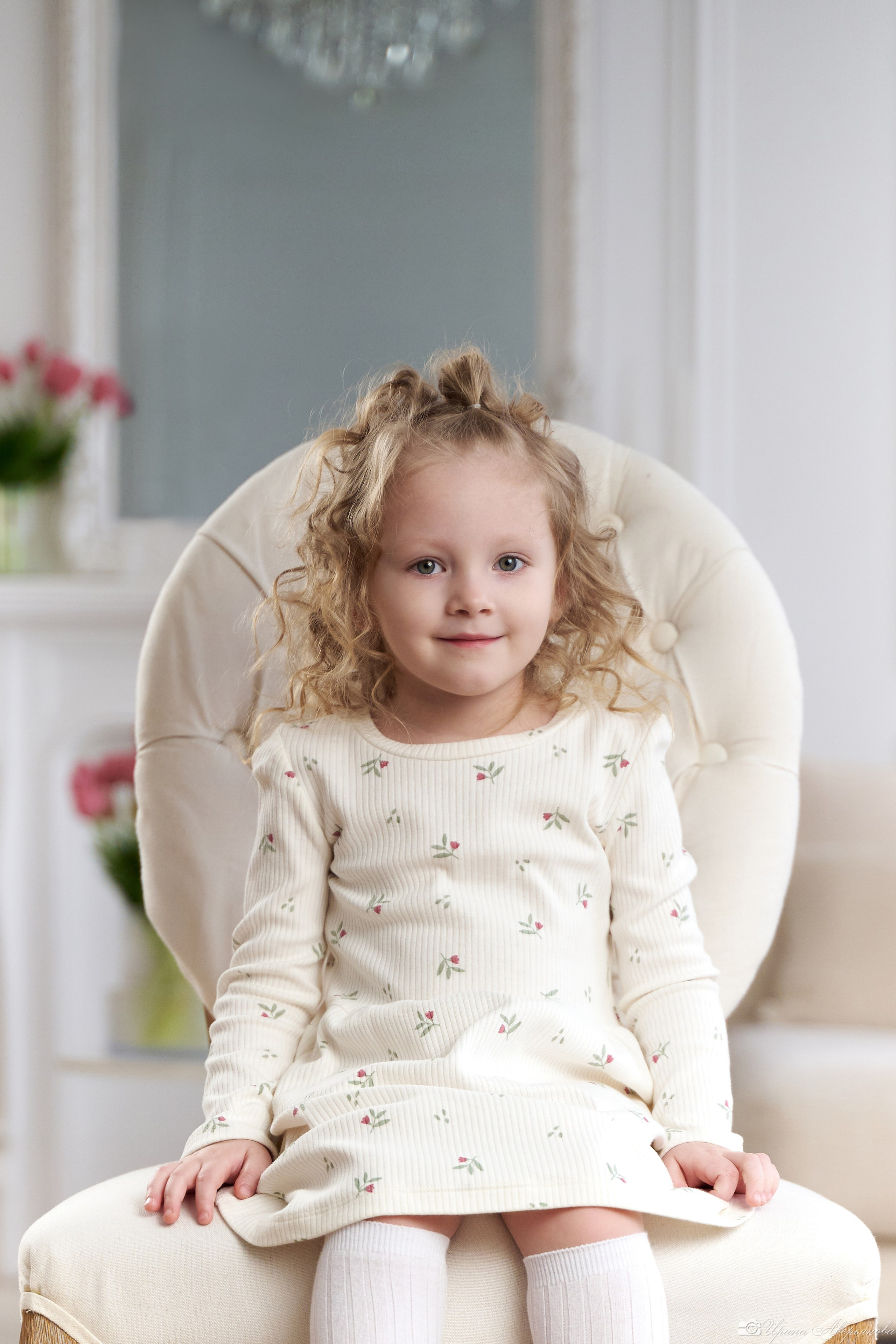 Детская фотосессия с тюльпанами. Фотограф в Ульяновске Ирина Аверьянова