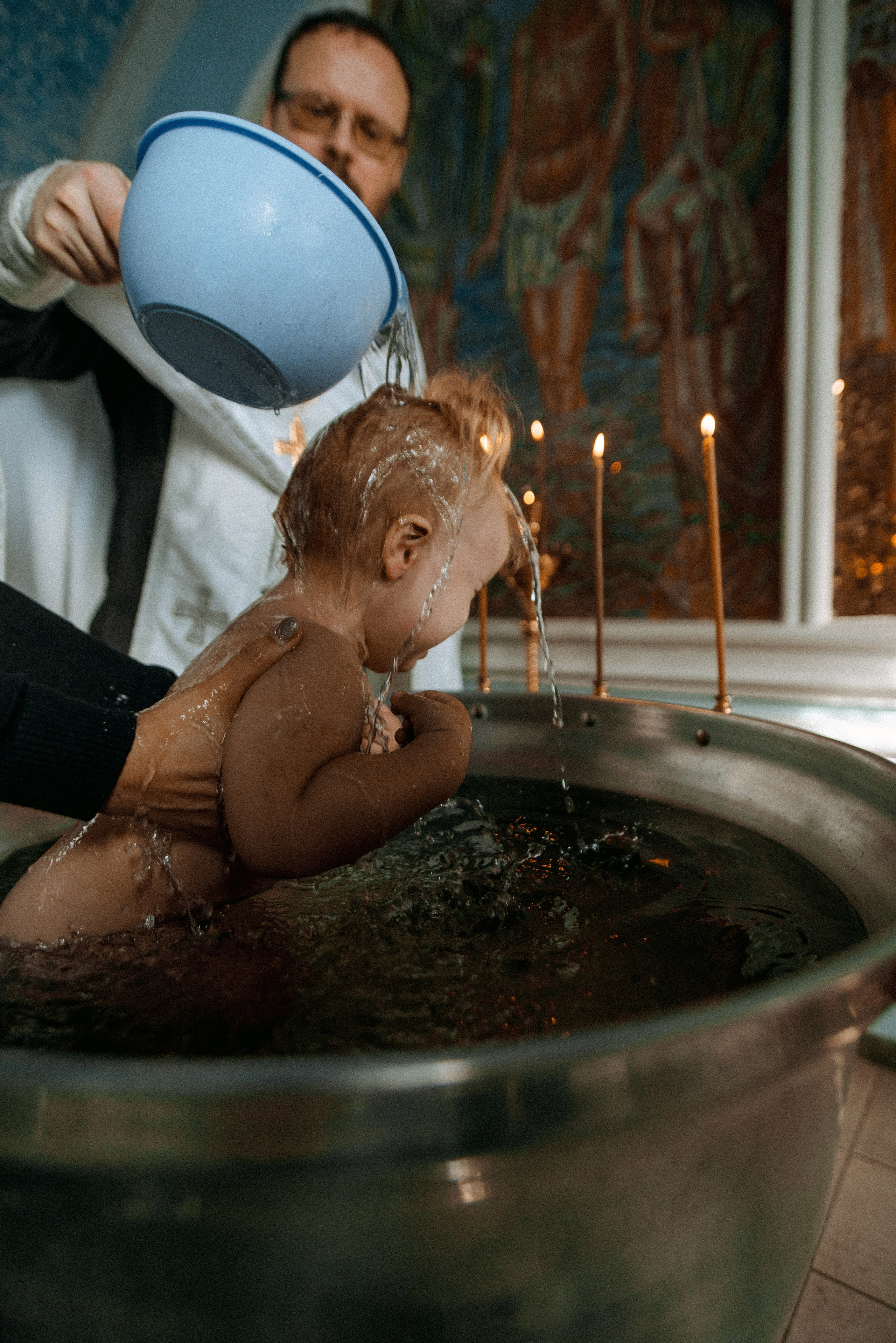 Крещение Софии. Семейный документальный фотограф в Волгограде Мариэта Додина