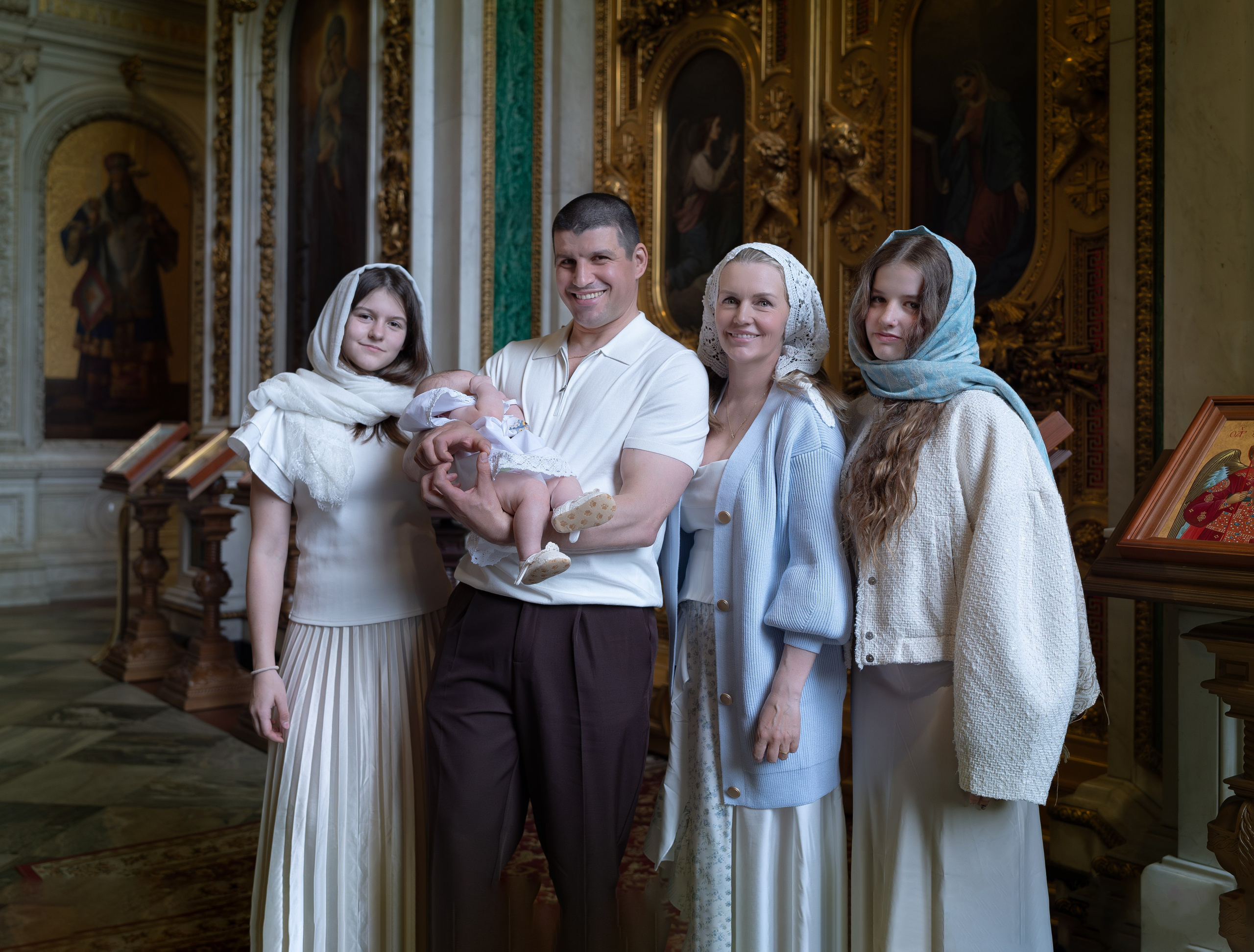 Таинство Крещения и Венчания. Семейный и детский фотограф в Санкт-Петербурге и Москве Каролина Коклягина