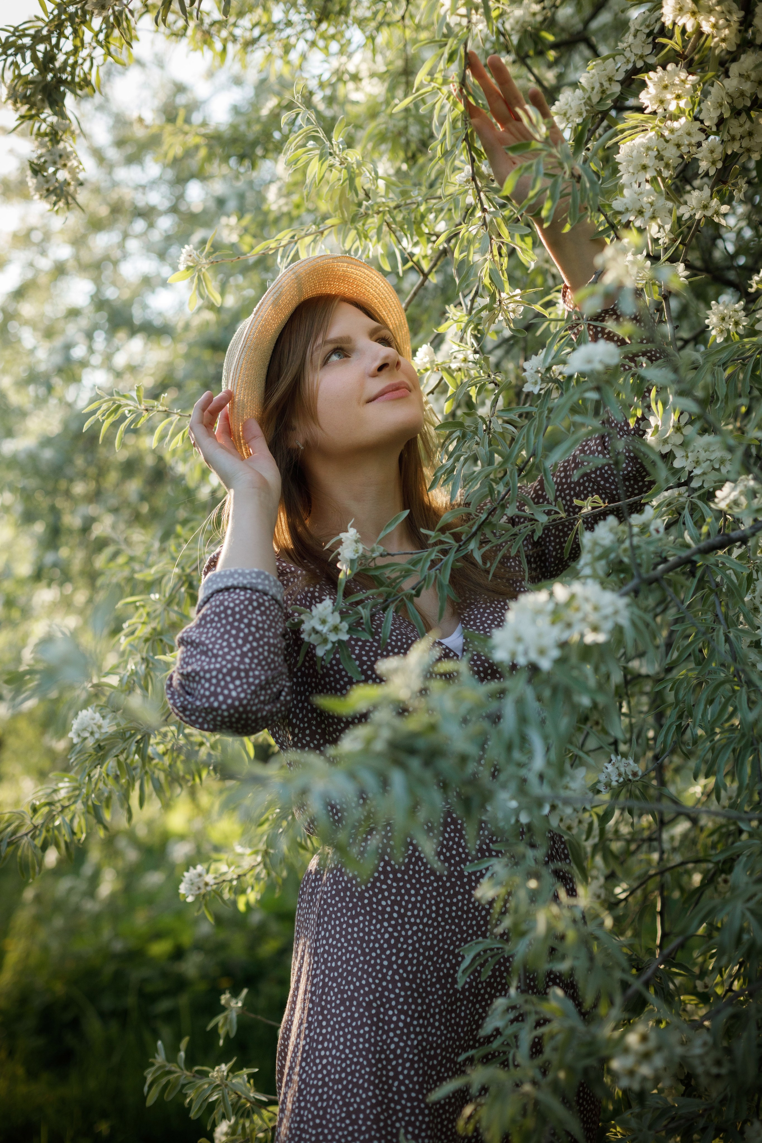 Екатерина в Яблоневом саду. Фотограф в Санкт-Петербурге Ксения Андреева