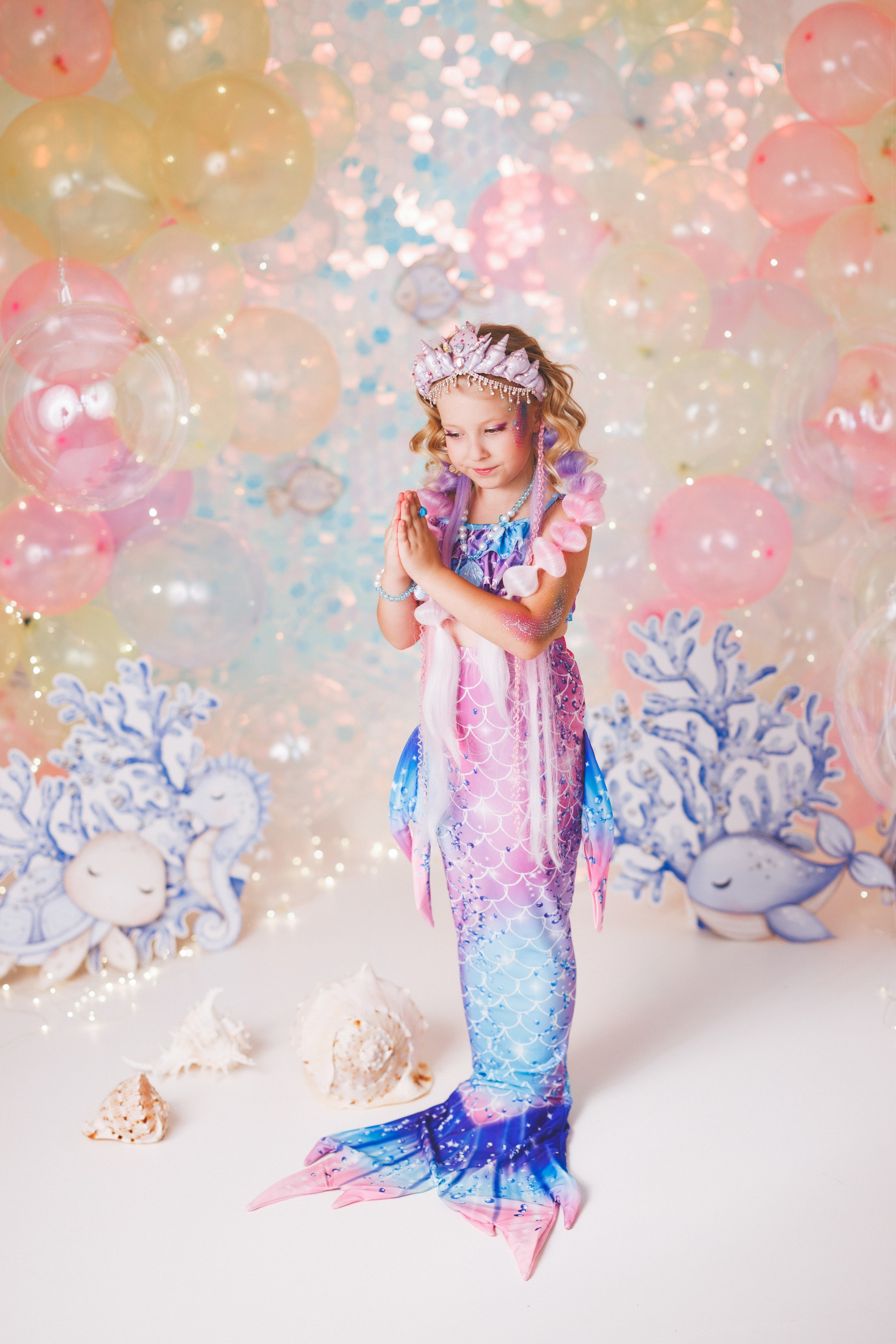 Детская фотосессия в образе «РУСАЛОЧКА», город Краснодар. Семейный и детский фотограф в Краснодаре Анна Трашкова