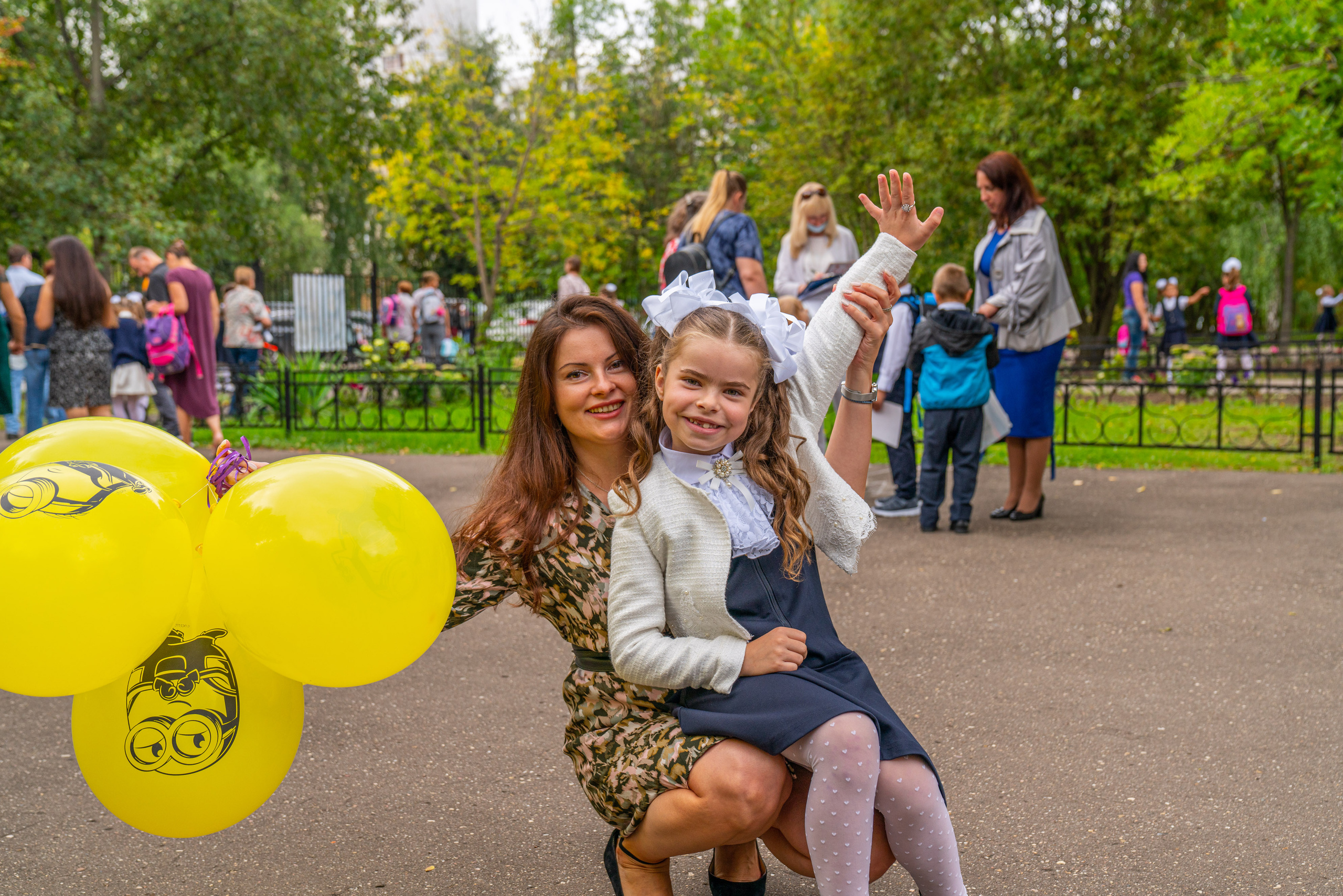 Первый раз в Первый Класс или здравствуй школа — Алиса. Фотограф — видеограф в Москве Дмитрий Менделеев