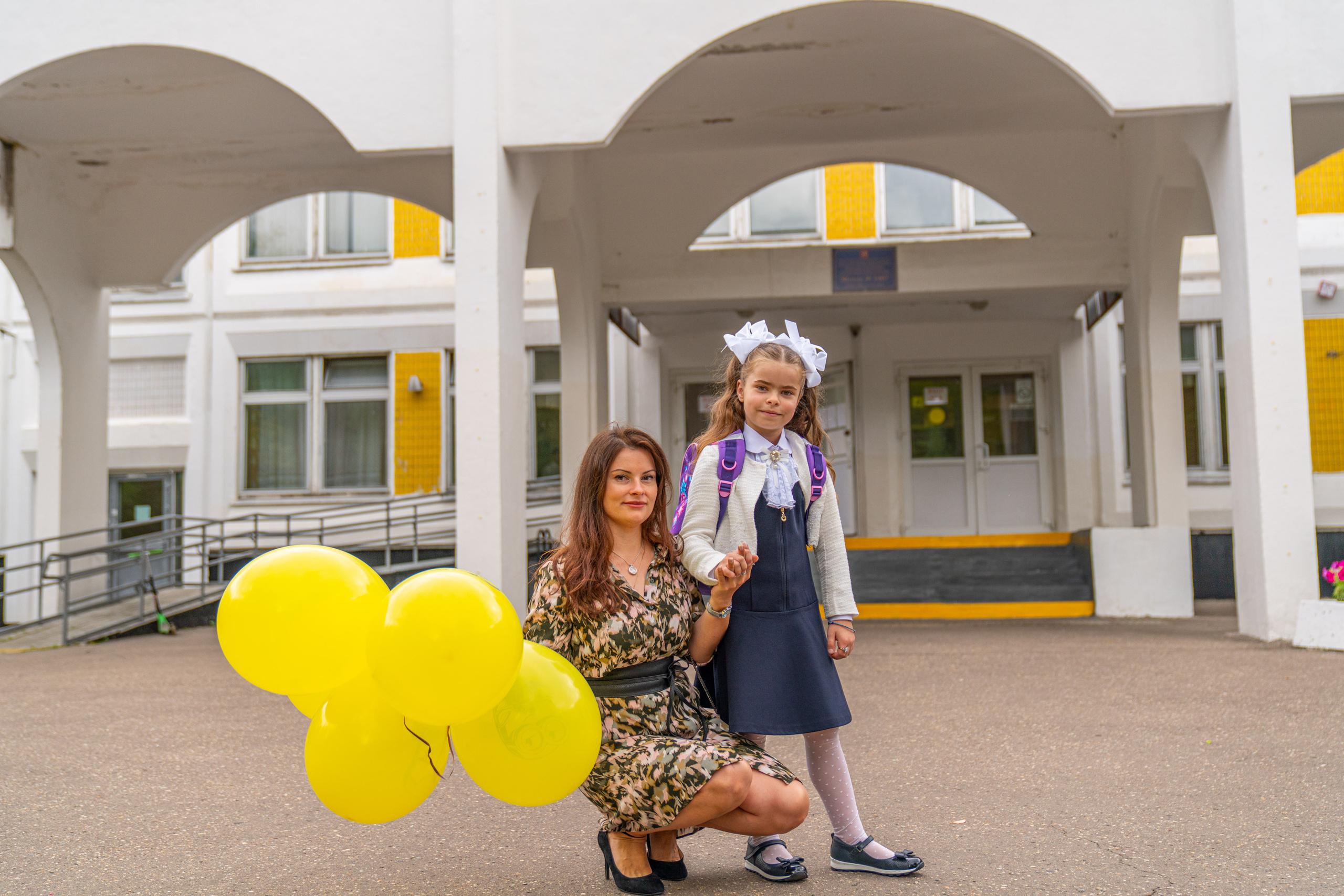 Первый раз в Первый Класс или здравствуй школа — Алиса. Фотограф — видеограф в Москве Дмитрий Менделеев