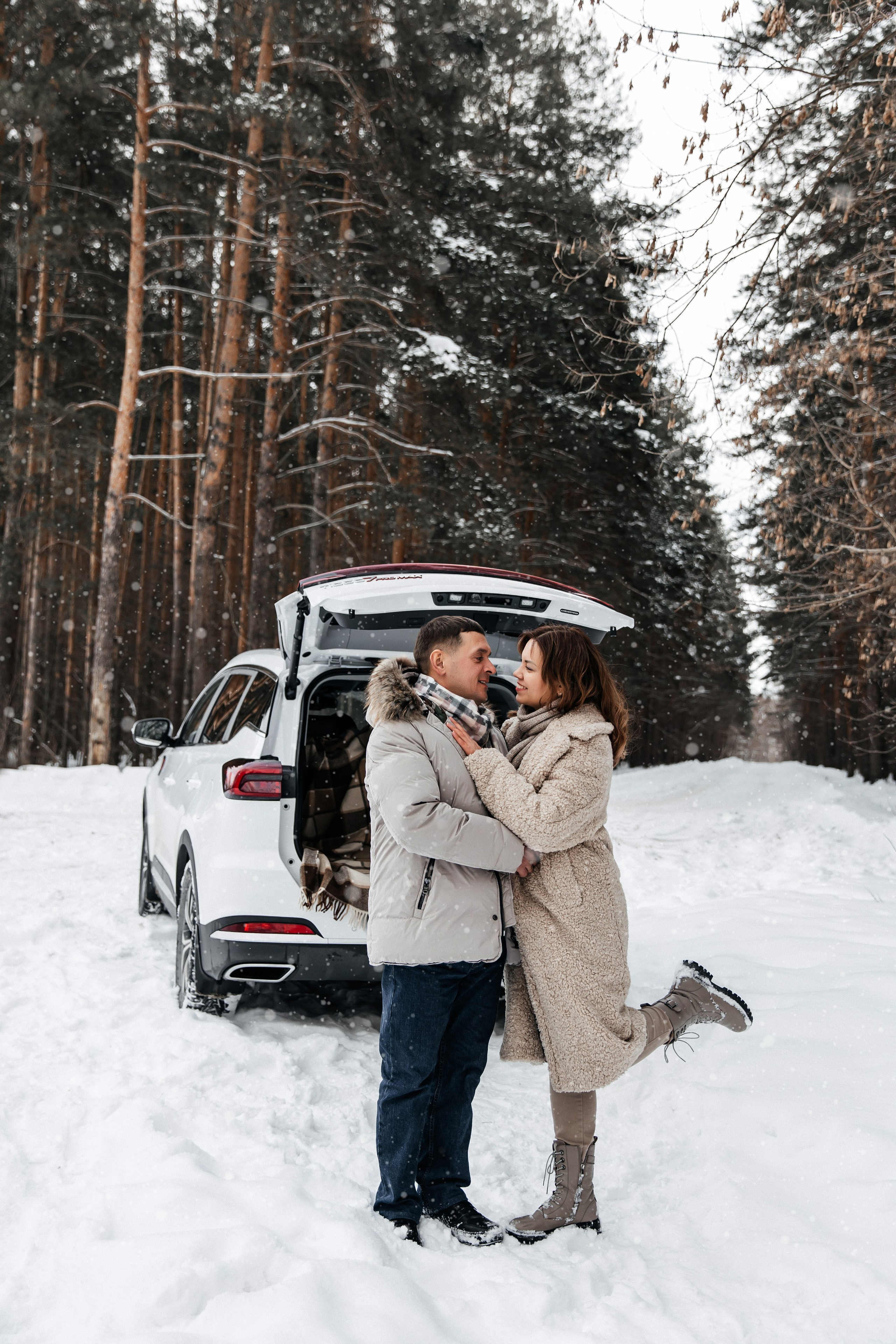 Зимняя прогулка. Свадебный и семейный фотограф у Уфе Евгения Сазонова