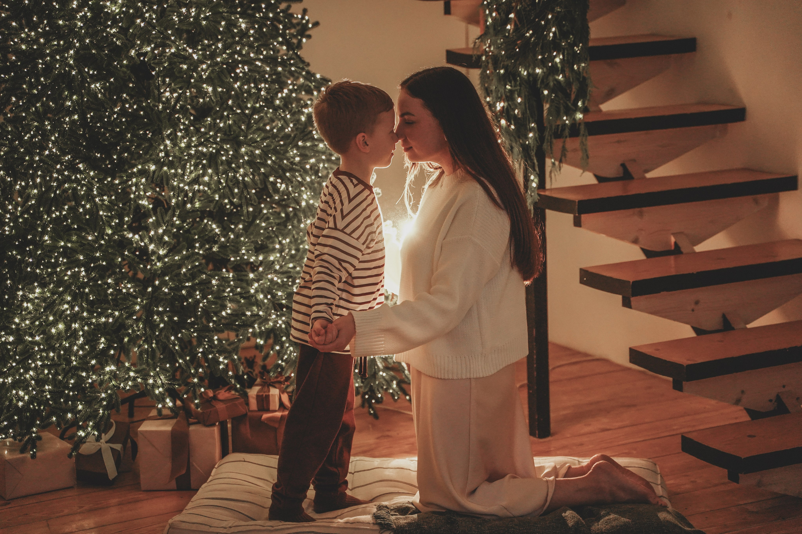 Новогодняя ночная фотосессия. Семейный и женский фотограф в Краснодаре Анастасия Приймак