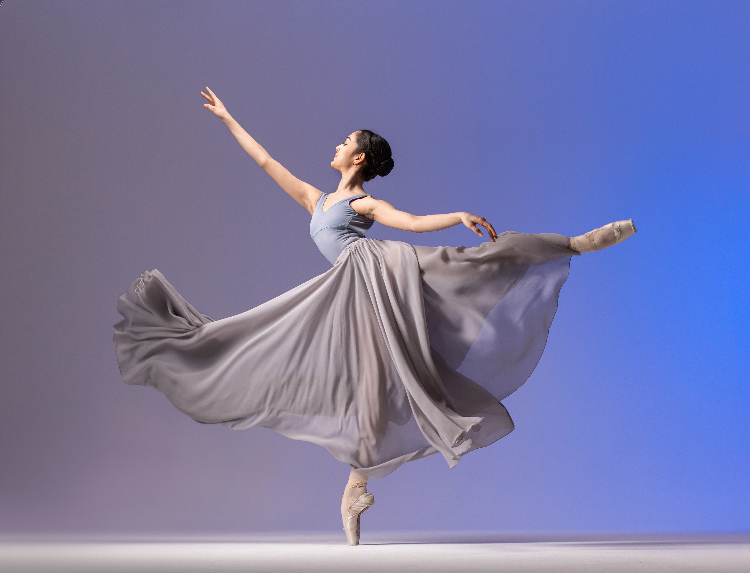 Балетная съёмка на белой циклораме и фонах. Балетный фотограф Алина Ханько — Душа Балета