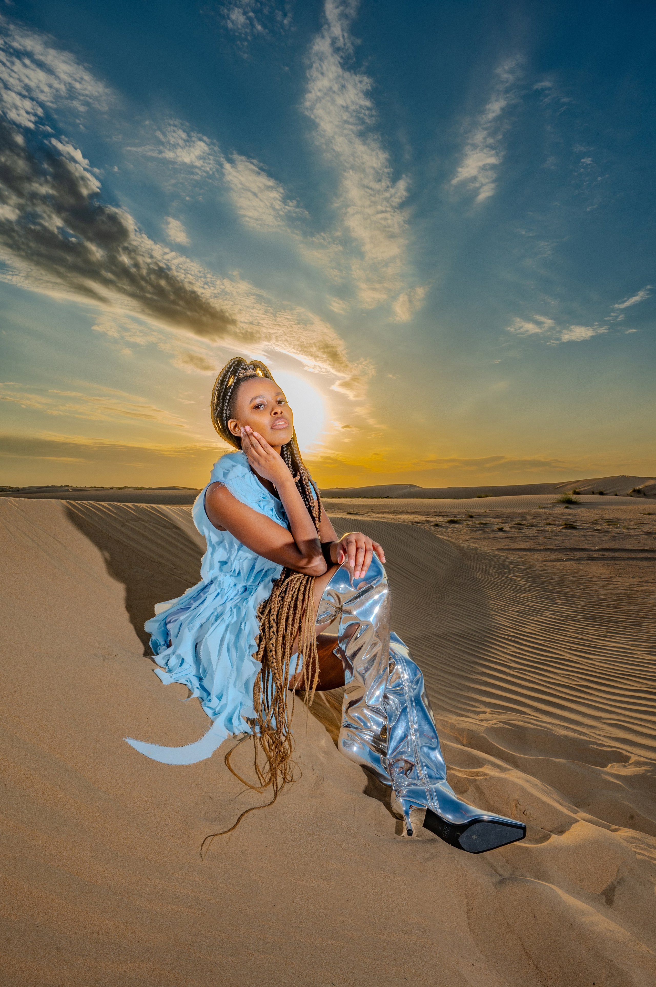 Esther blue sky. Коммерческий фотограф Москва /Дубай, эксклюзивные фэшн фотосессии