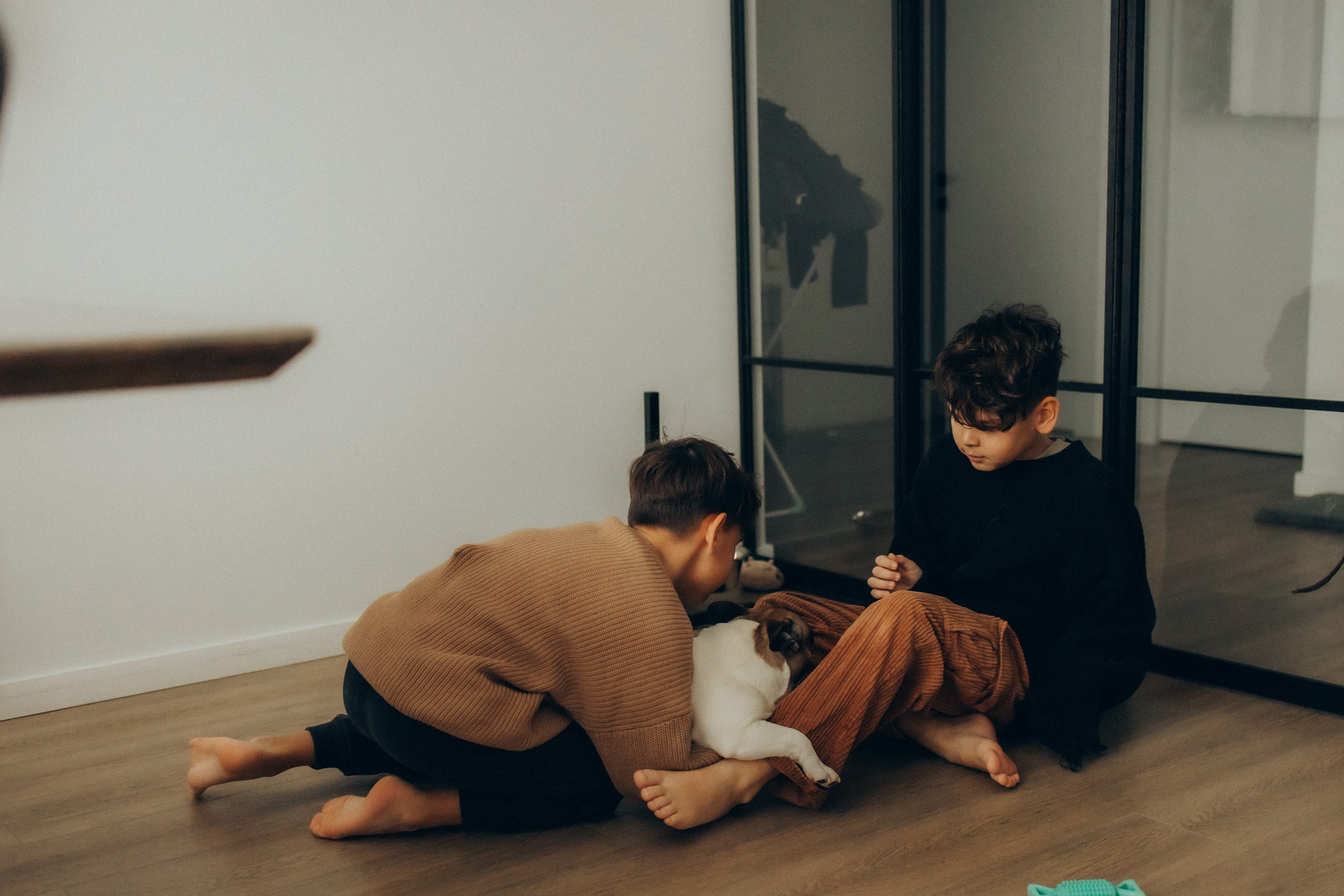 Руслан, Тимур и Луна. Семейный фотограф Москва