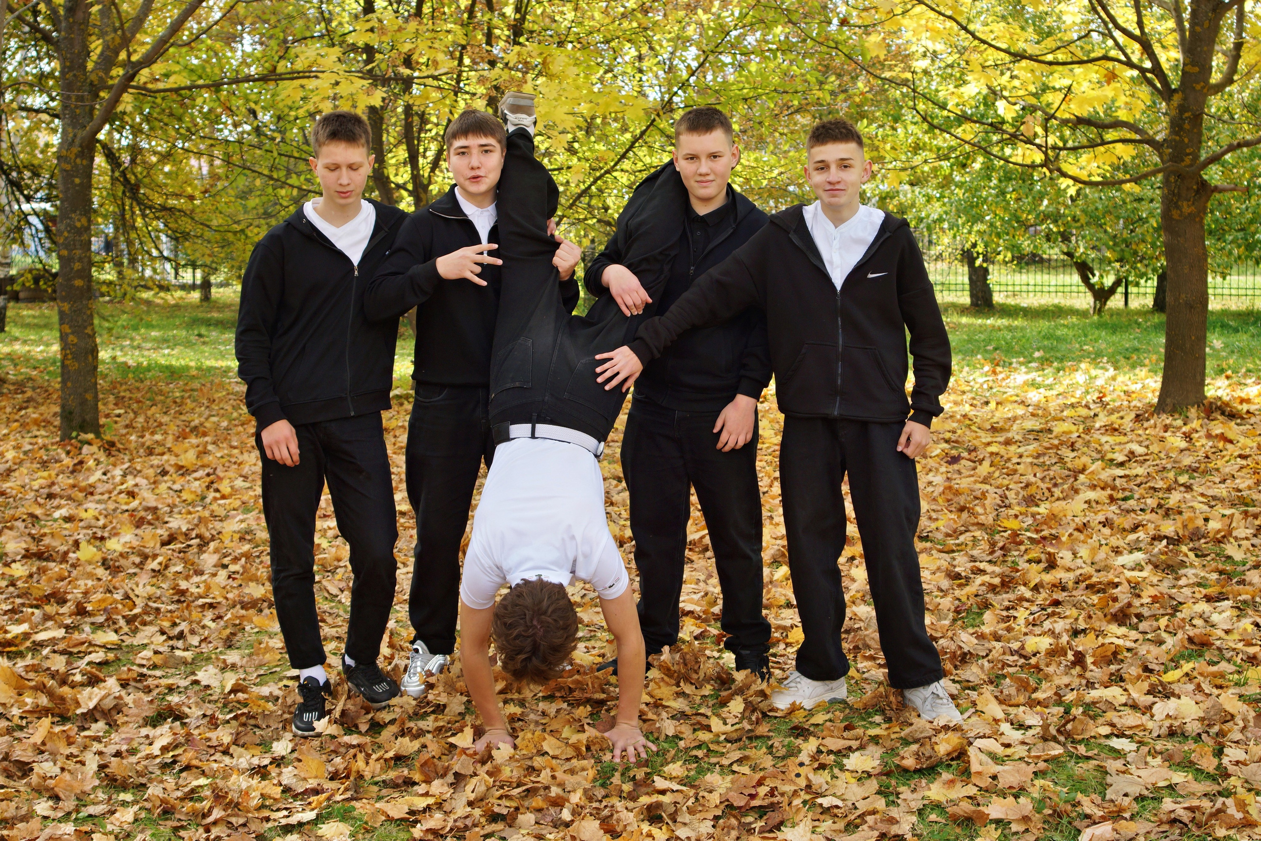 Осенняя фотосессия в школе г. Йошкар-Ола