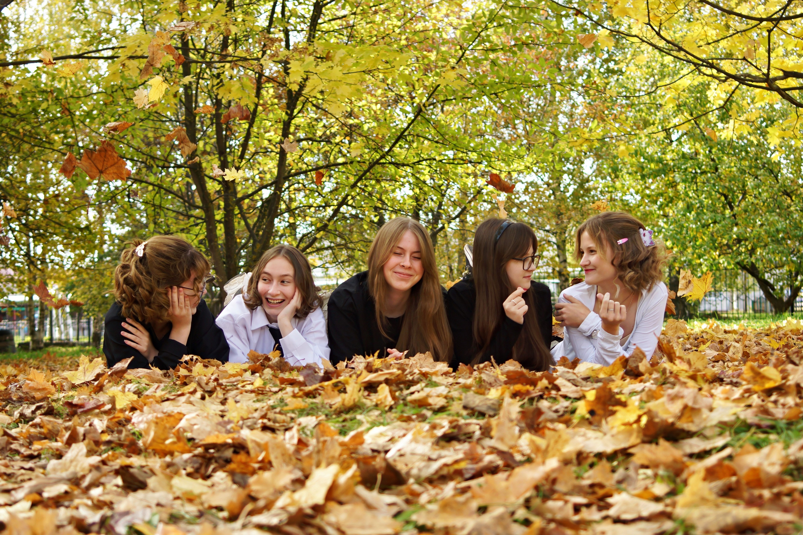 Осенняя фотосессия в школе г. Йошкар-Ола