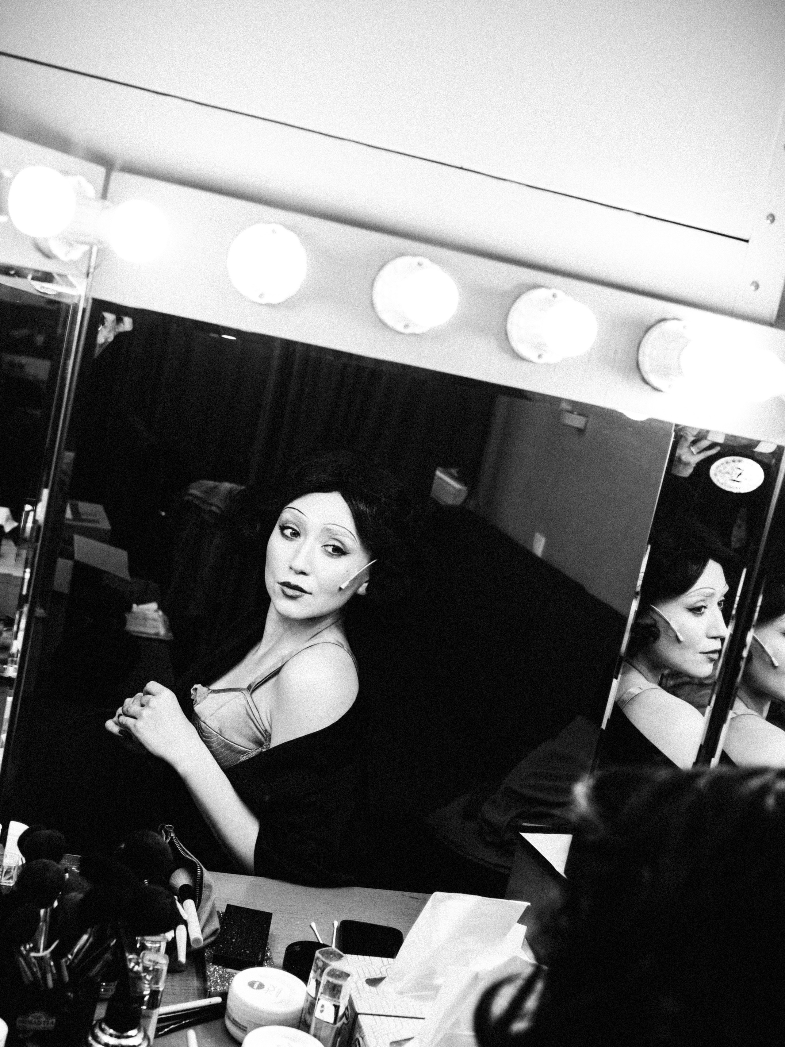 Theatre backstages. Portrait and backstage photographer Nina Crane