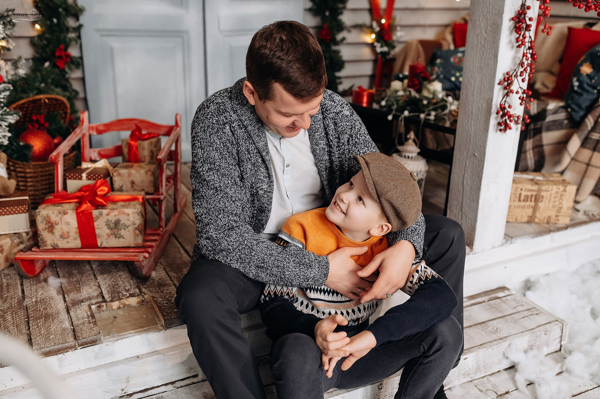 Новогодняя фотостудия в Дубне Кимрах Талдоме. Свадебный фотограф в Дубне Алексей Фонарёв