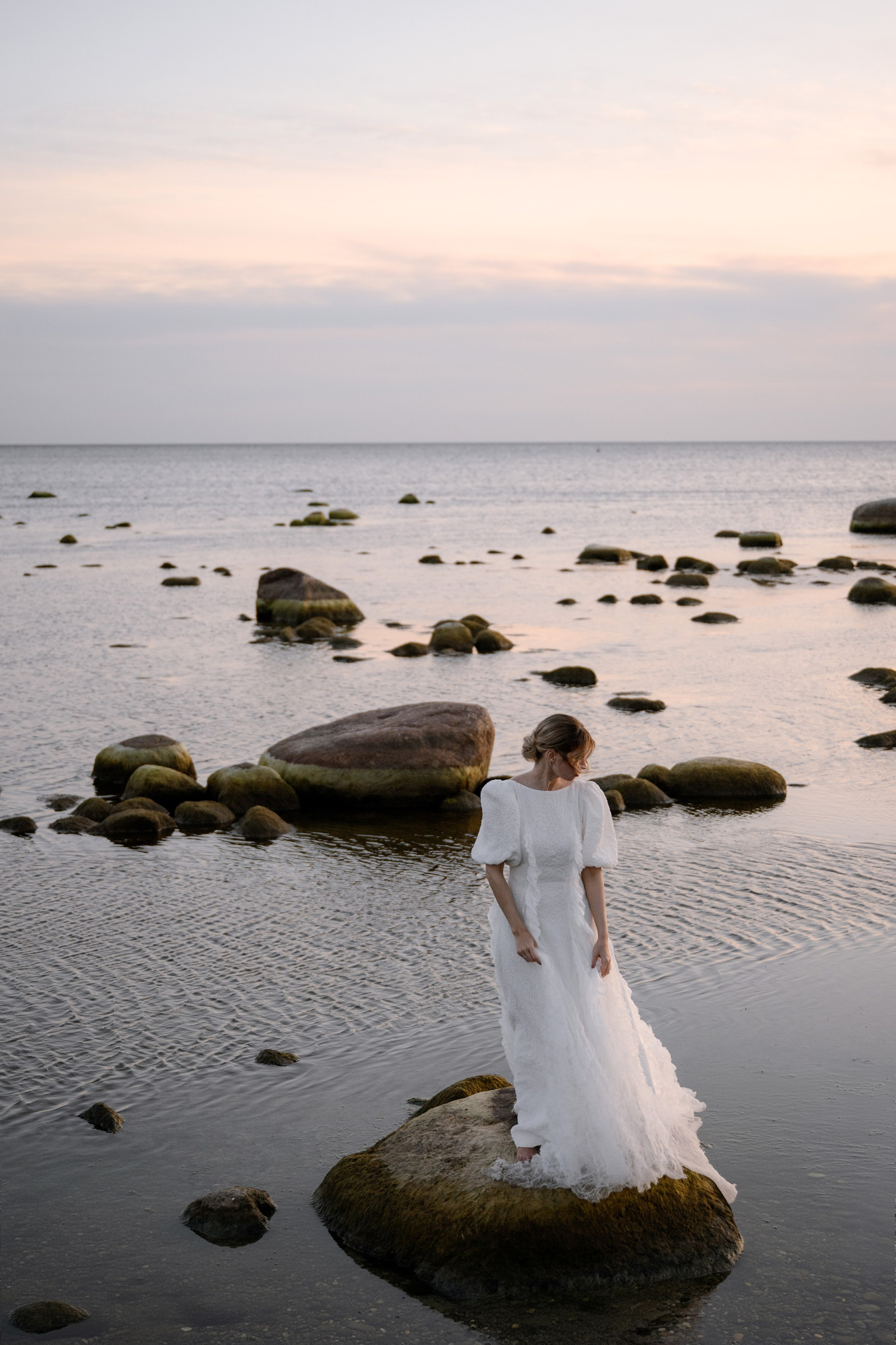 На берегу залива. Свадебный фотограф в Санкт-Петербурге, Москве, СПб Сергей Поддубный