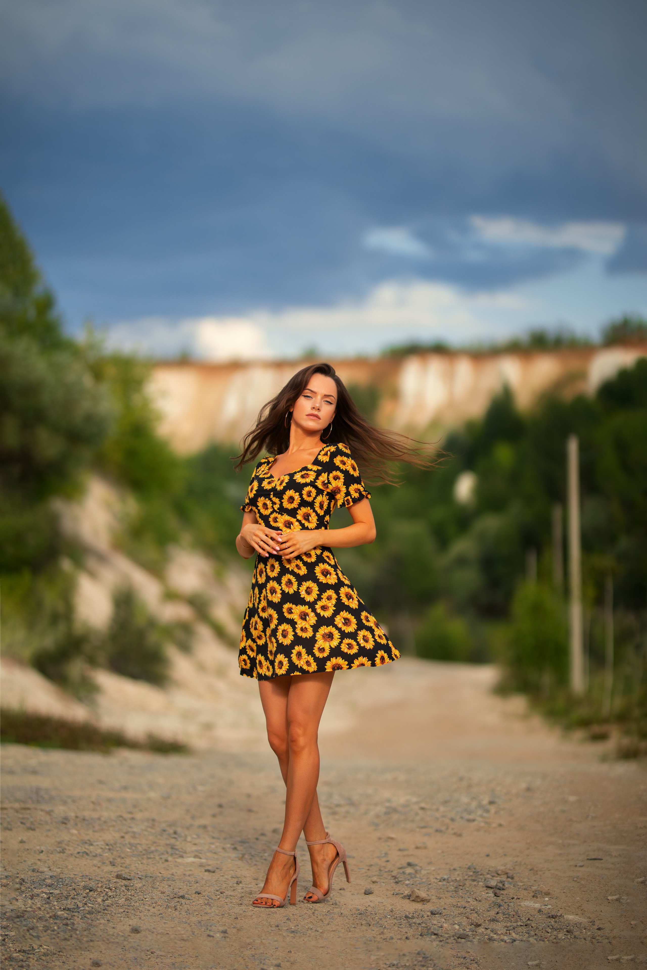 Летняя съемка с Екатериной на природе в парке Белый Колодец в формате для «себя»